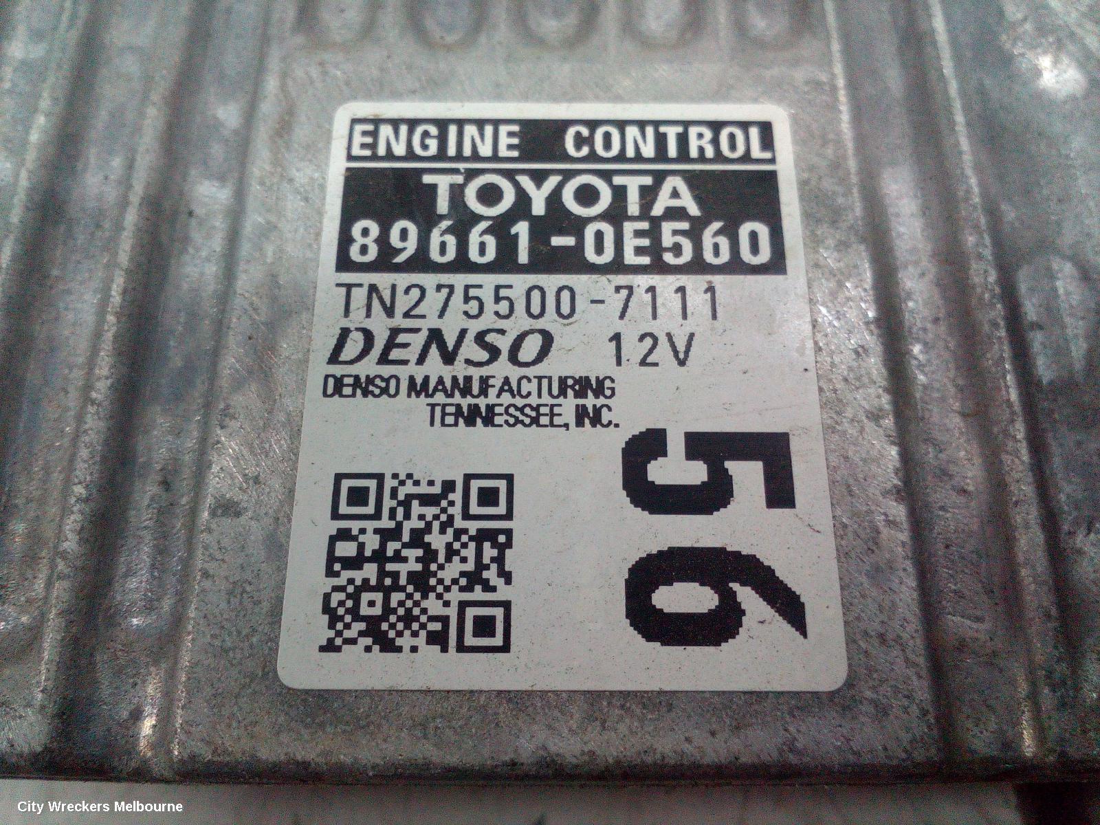 TOYOTA KLUGER ECU, ENGINE ECU, 3.5, PETROL, 2GR-FE, ECU ONLY, GSU50/GSU55, 12/2013 - 10/2016