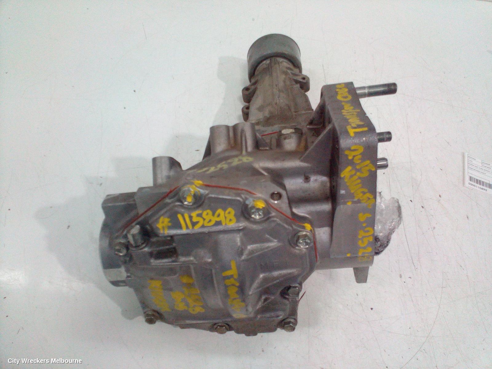 TOYOTA KLUGER TRANSFER CASE, XU50 SERIES, 03/2014 - 02/2021