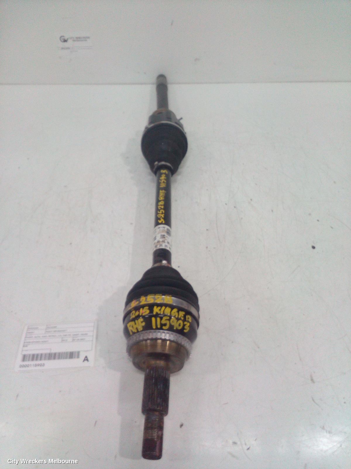 TOYOTA KLUGER RIGHT DRIVESHAFT, FRONT, AUTO, AWD, PETROL, 3.5, 2GR-FE, U660F, GSU50-GSU55, 12/2013 - 10/2016