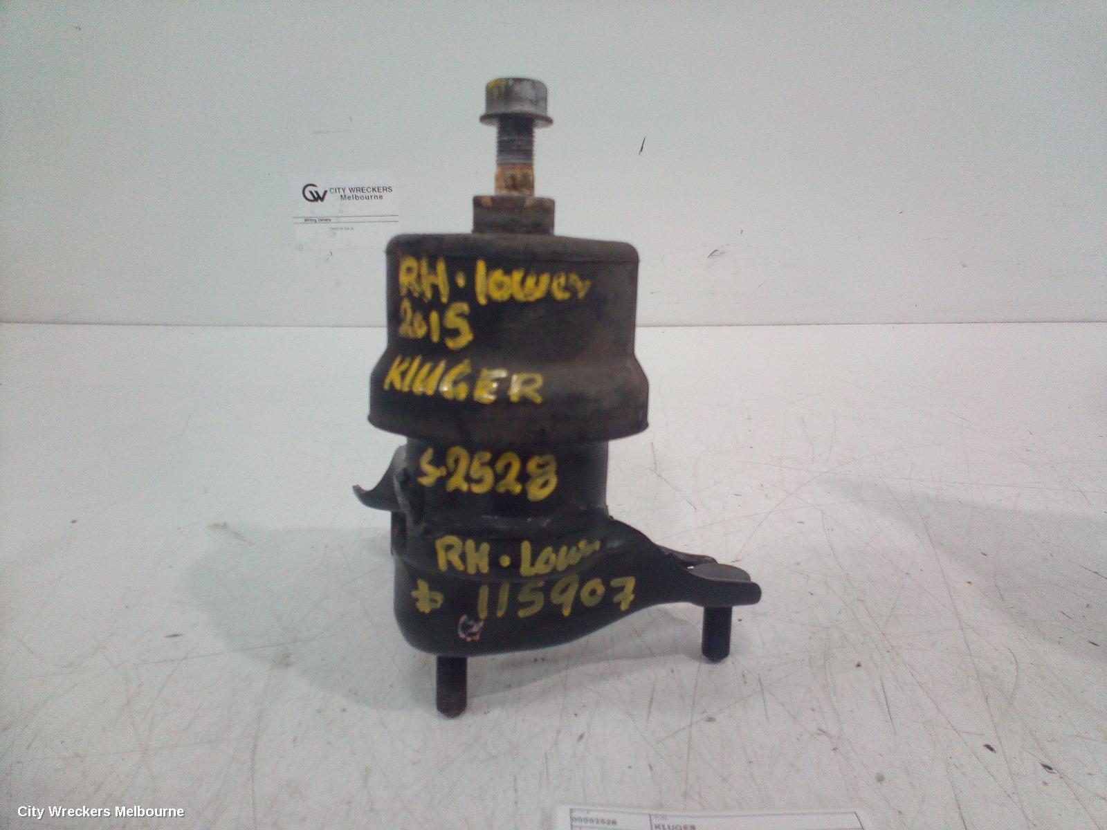 TOYOTA KLUGER MOUNT, XU50 SERIES, 03/2014 - 02/2021