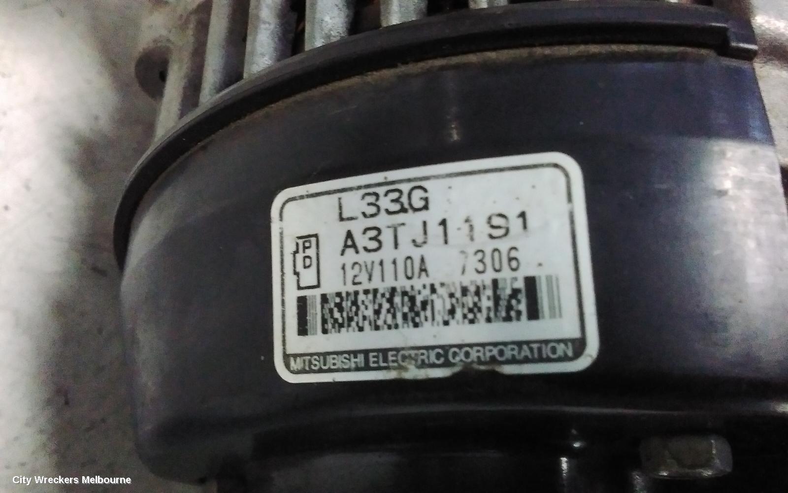MAZDA CX7 ALTERNATOR, PETROL, 2.3, L3, ER, TURBO, 11/2006 - 02/2012