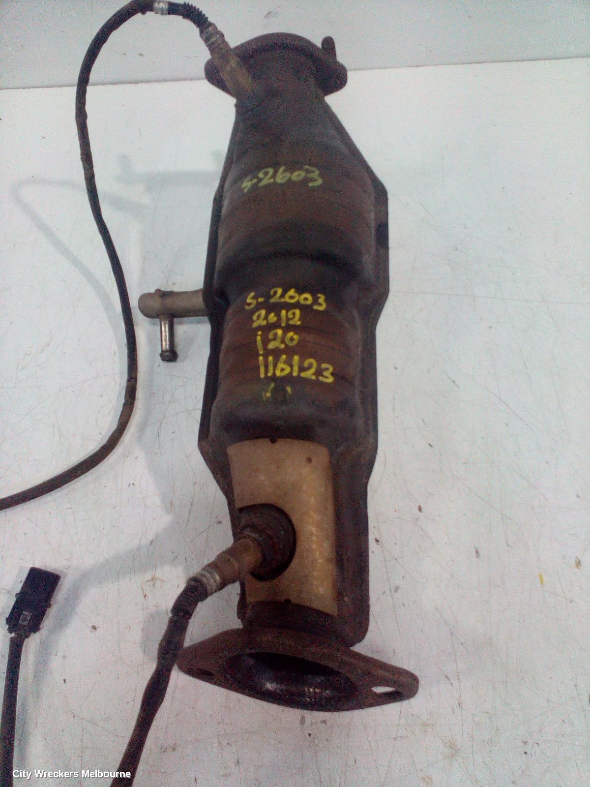 HYUNDAI I20 CATALYTIC CONVERTER, MANIFOLD CAT-TYPE, PETROL, 1.4, G4FA, PB, 04/2012 - 12/2015