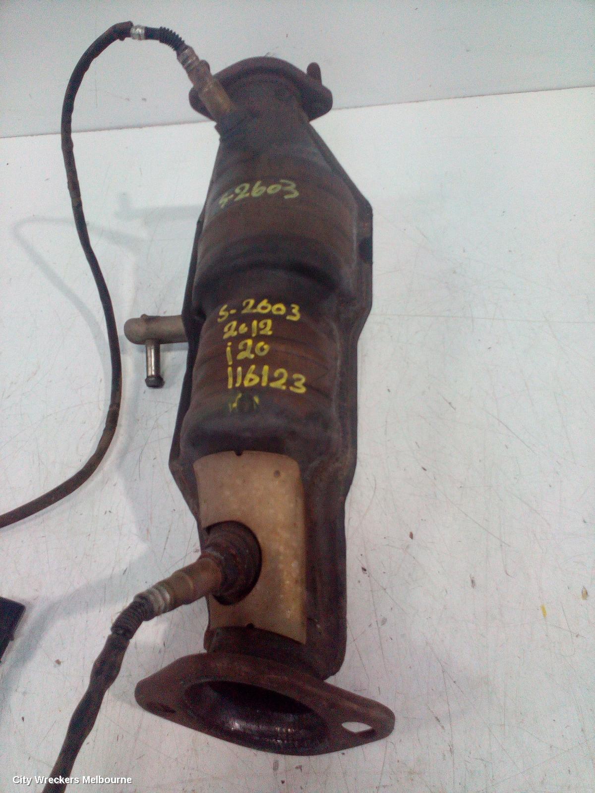HYUNDAI I20 CATALYTIC CONVERTER, MANIFOLD CAT-TYPE, PETROL, 1.4, G4FA, PB, 04/2012 - 12/2015