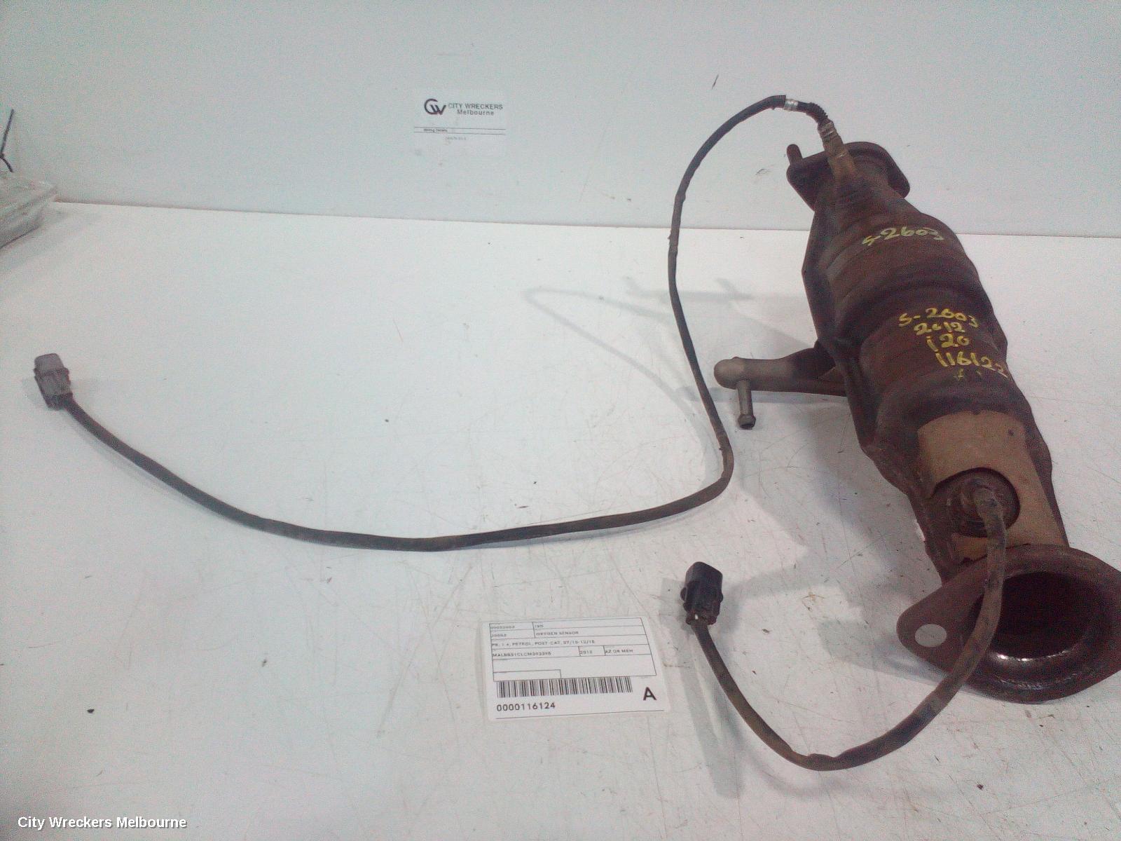 HYUNDAI I20 CATALYTIC CONVERTER, MANIFOLD CAT-TYPE, PETROL, 1.4, G4FA, PB, 04/2012 - 12/2015