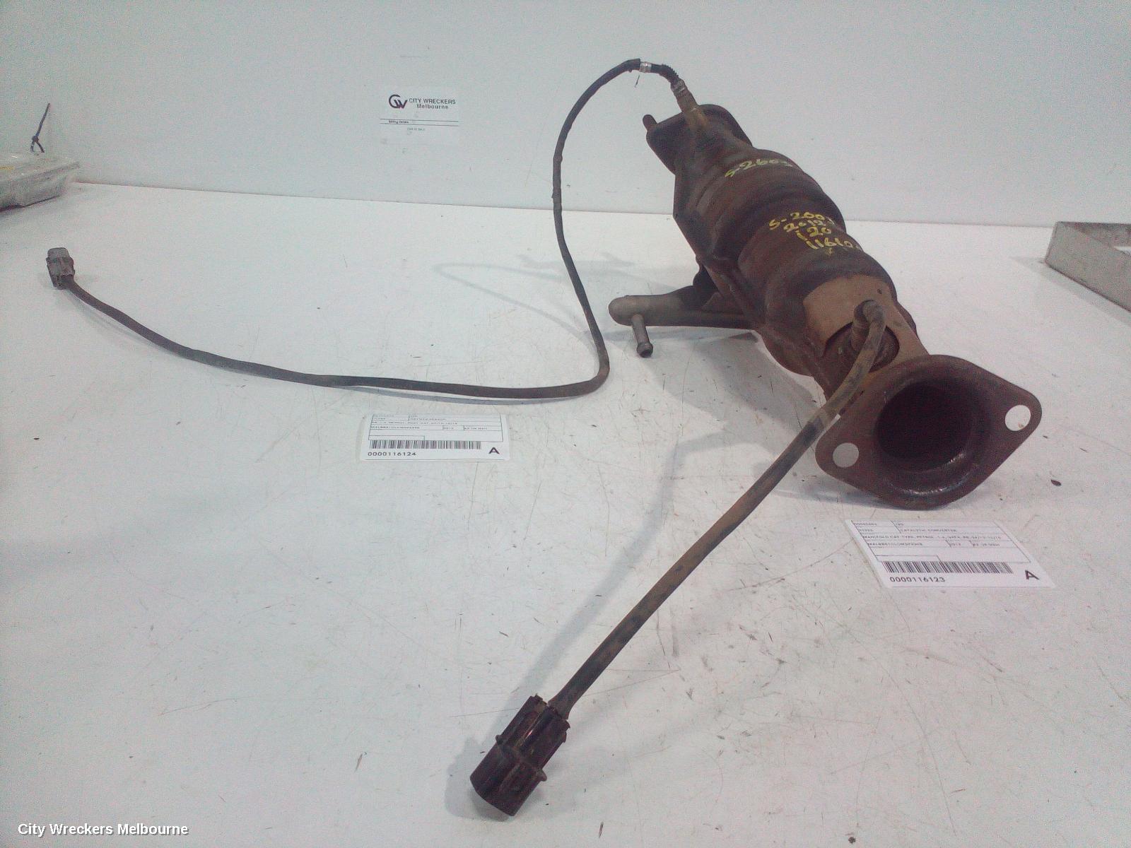 HYUNDAI I20 CATALYTIC CONVERTER, MANIFOLD CAT-TYPE, PETROL, 1.4, G4FA, PB, 04/2012 - 12/2015