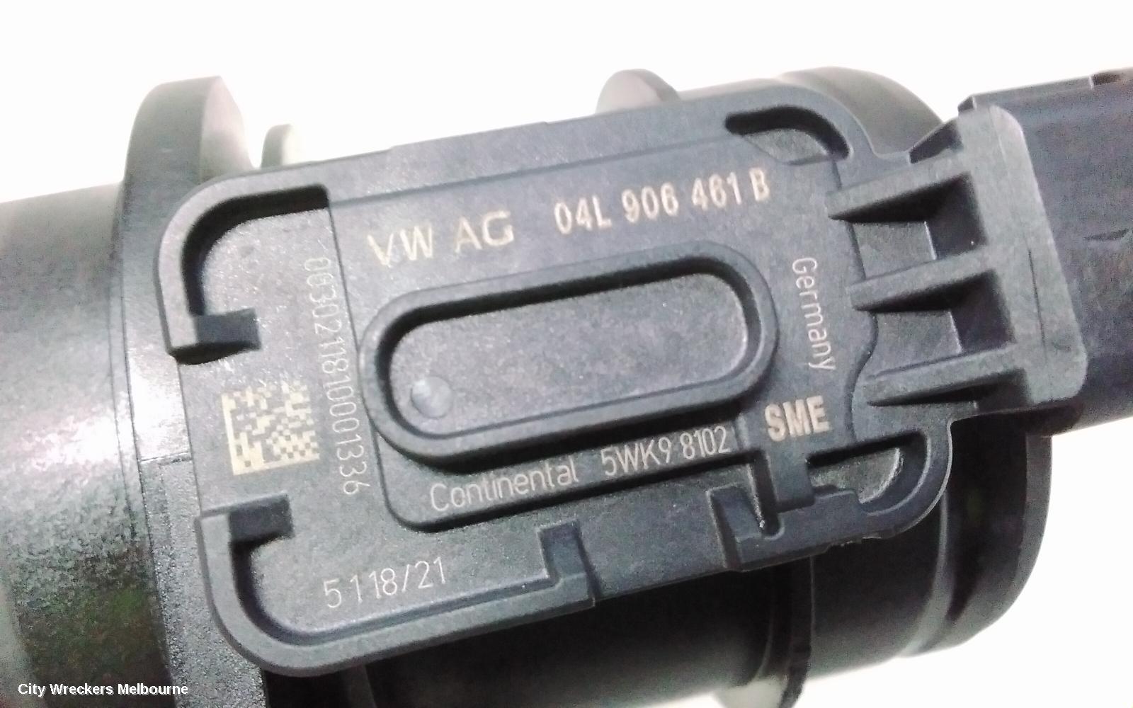 VOLKSWAGEN PASSAT AIR FLOW METER, 2.0, PETROL, CZPB CODE, B8/MK7, 05/2016 ONWARDS