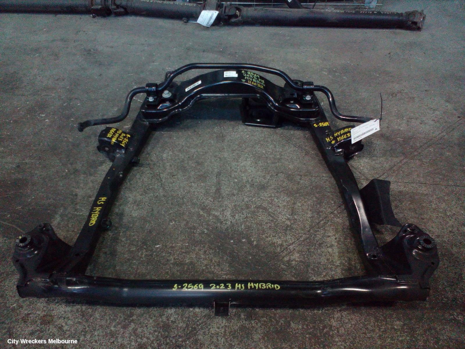 MG HS FRT XMEMBER/CRADLE, SAS23, 08/2019 - 12/2024