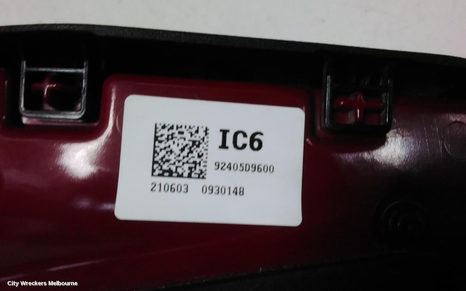 KIA SPORTAGE REAR GARNISH, TAILGATE LAMP (LH SIDE), GT LINE/SLI, QL, 07/2018 - 08/2021