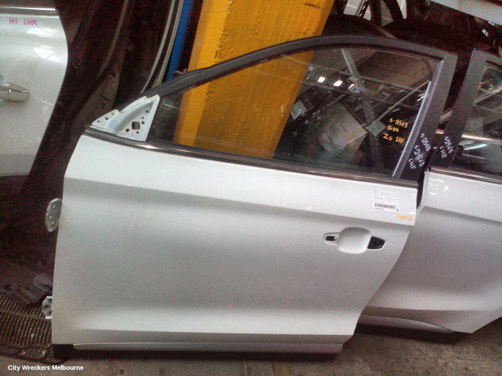 MG ZS LEFT FRONT DOOR, AZS1, 09/2017 - 06/2025