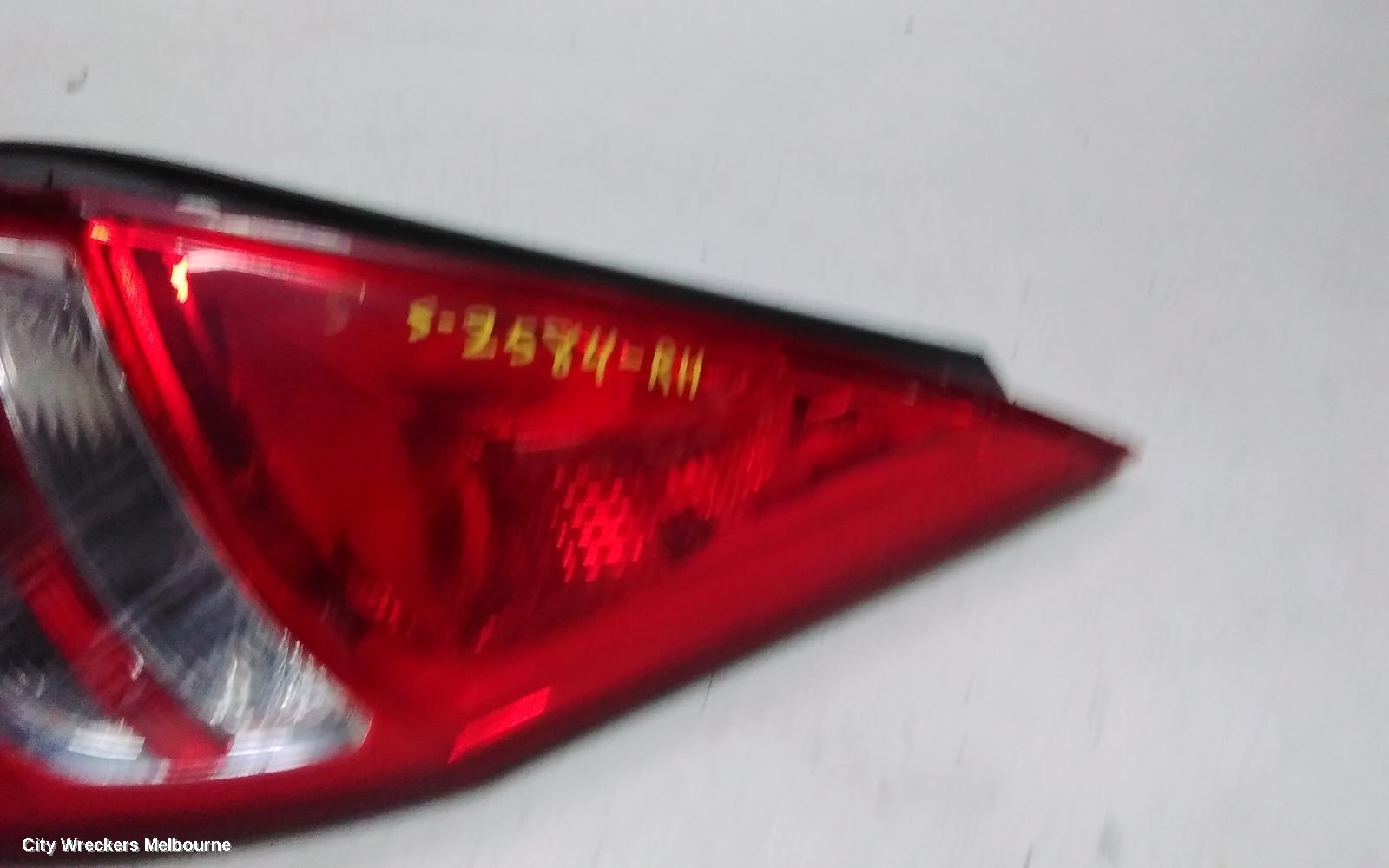 HYUNDAI I30 RIGHT TAILLIGHT, FD, HATCH, 09/2007 - 04/2012