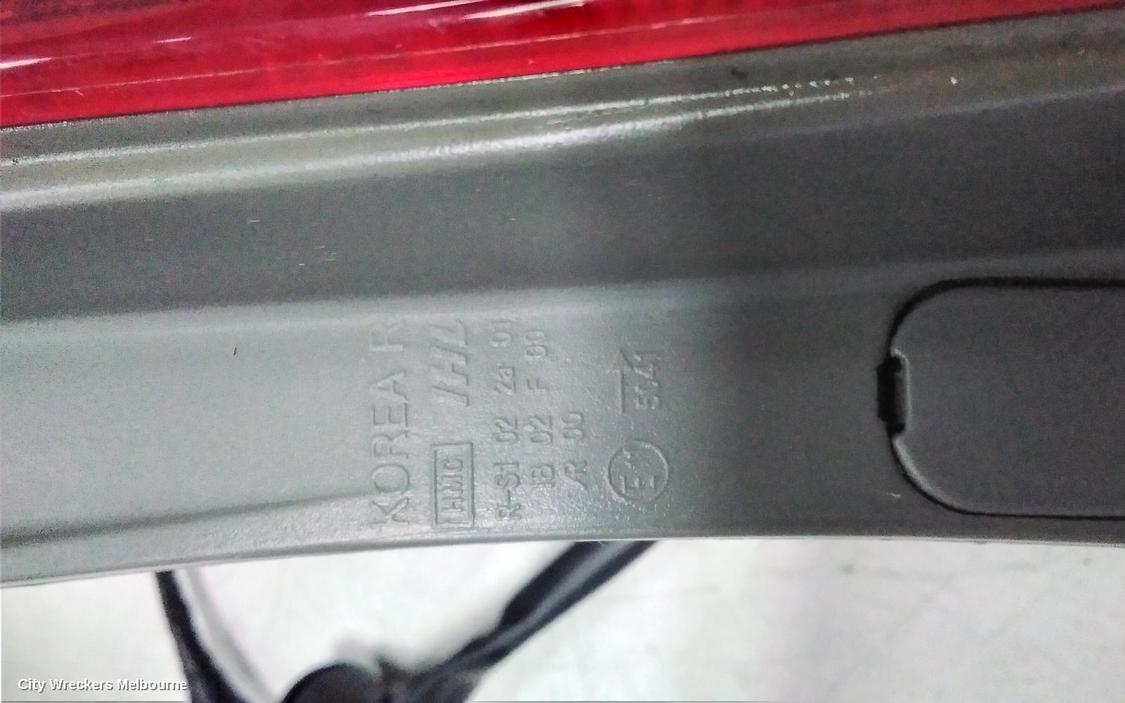 HYUNDAI I30 RIGHT TAILLIGHT, FD, HATCH, 09/2007 - 04/2012