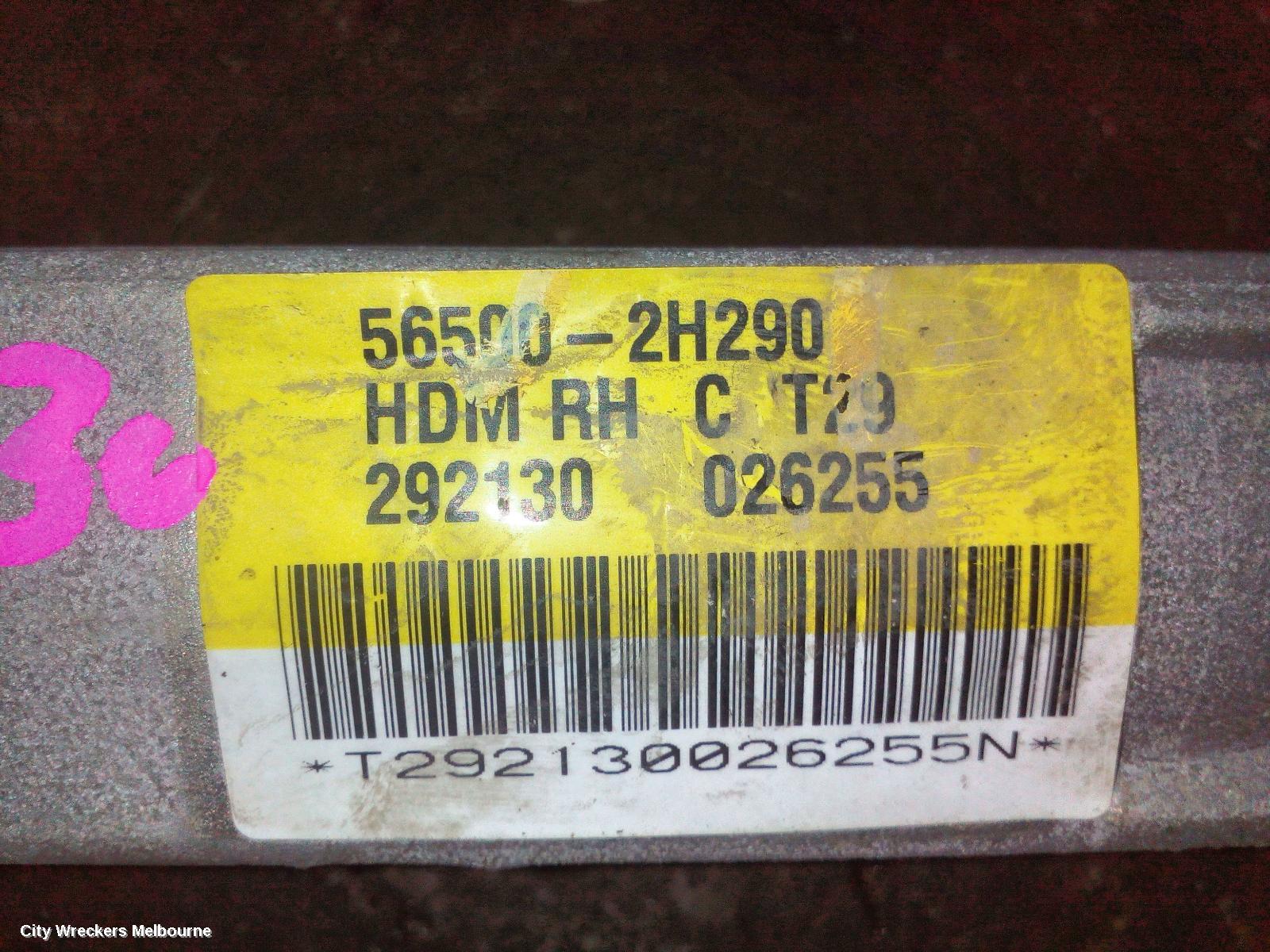 HYUNDAI I30 STEERING BOX/RACK, FD, 09/2007 - 04/2012