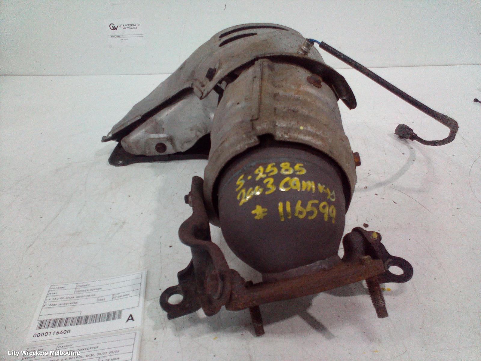 TOYOTA CAMRY CATALYTIC CONVERTER, MANIFOLD-CAT TYPE, 2.4, PETROL, SK36, 08/2002 - 05/2006