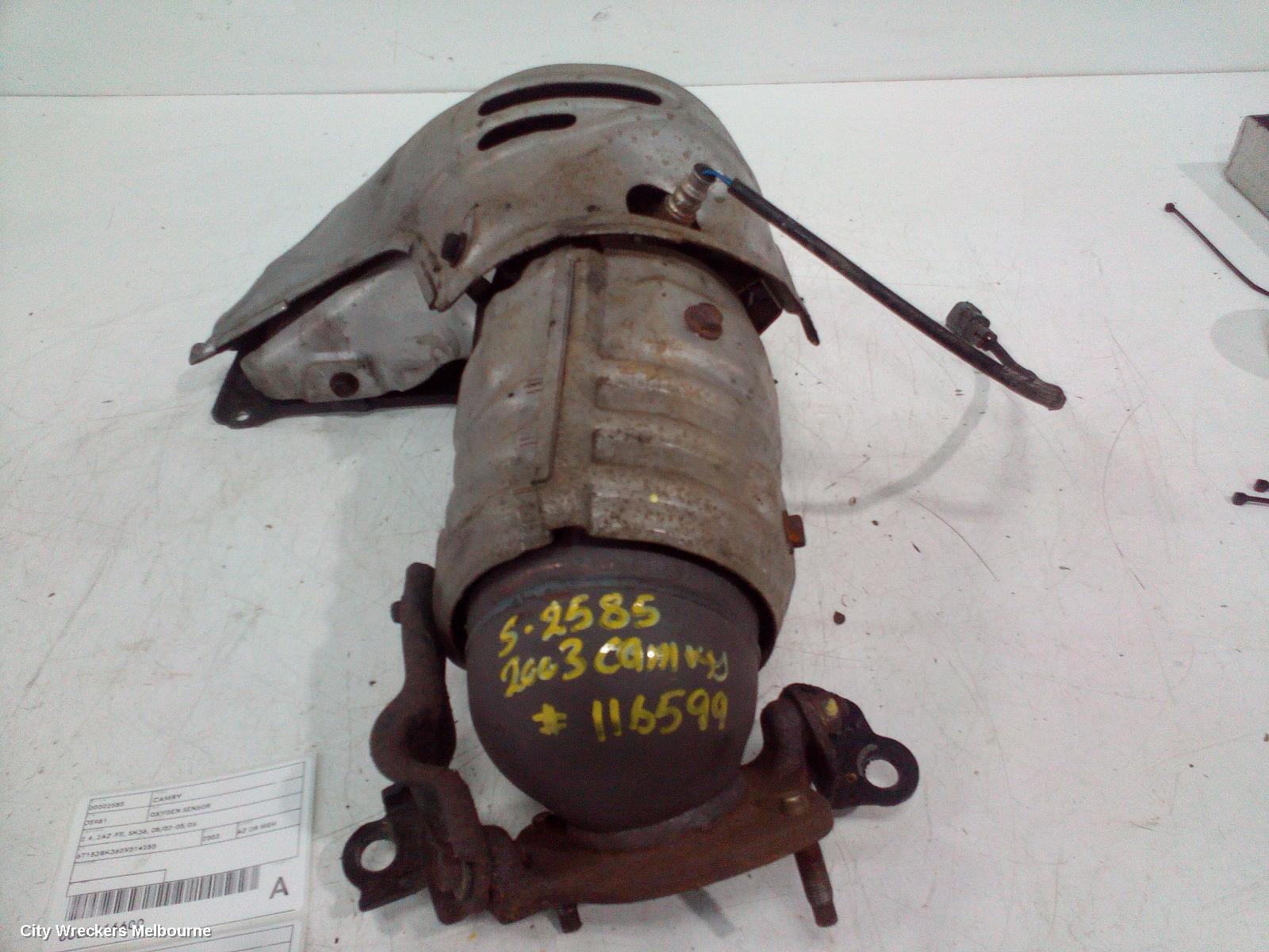 TOYOTA CAMRY CATALYTIC CONVERTER, MANIFOLD-CAT TYPE, 2.4, PETROL, SK36, 08/2002 - 05/2006