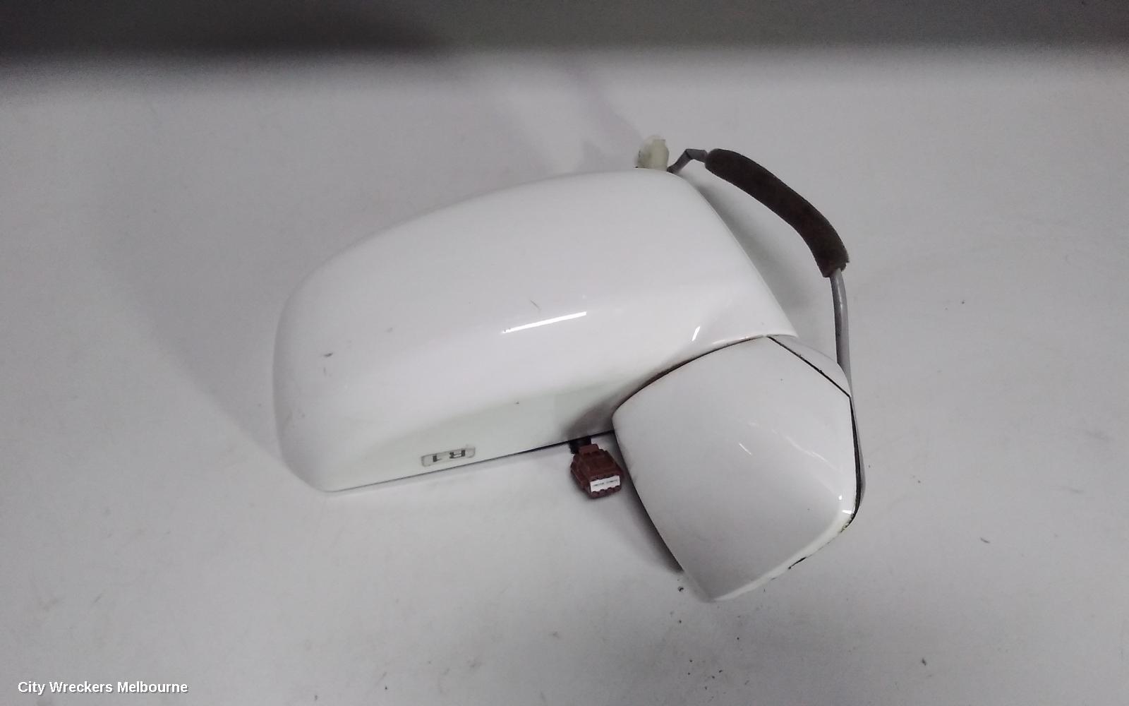 NISSAN TIIDA RIGHT DOOR MIRROR, C11, POWER, 3 WIRE TYPE, 09/2004 - 01/2013