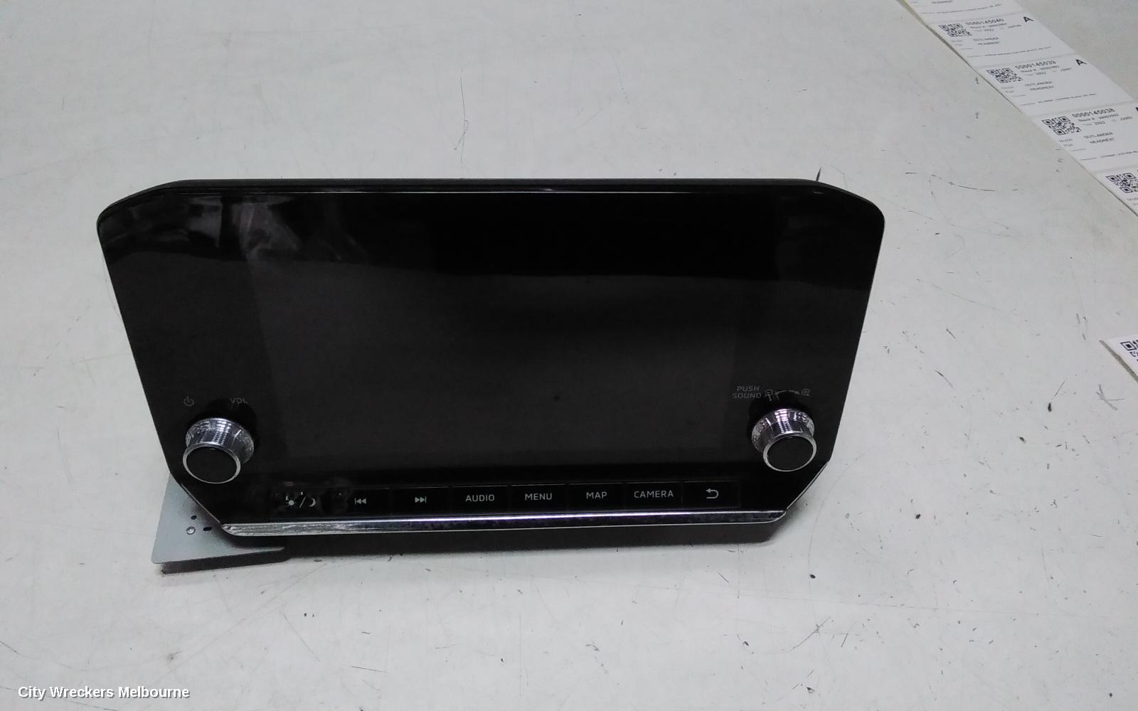 MITSUBISHI OUTLANDER RADIO/CD/DVD/SAT/TV, HEAD UNIT, W/ SAT NAV, ZM, 08/2021 ONWARDS