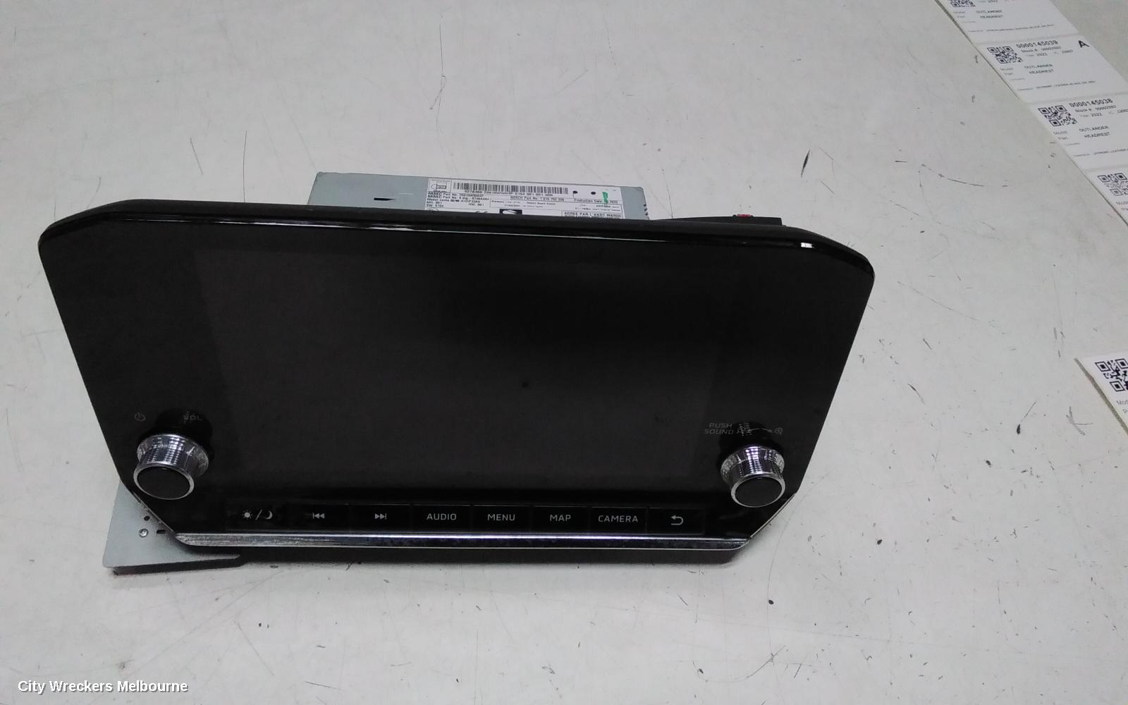 MITSUBISHI OUTLANDER RADIO/CD/DVD/SAT/TV, HEAD UNIT, W/ SAT NAV, ZM, 08/2021 ONWARDS