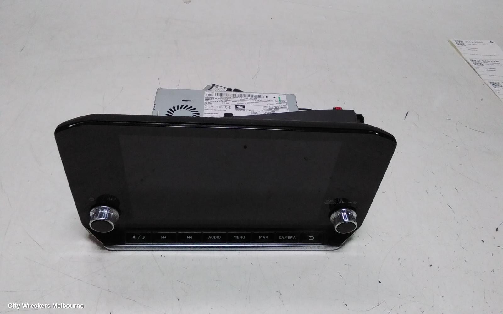 MITSUBISHI OUTLANDER RADIO/CD/DVD/SAT/TV, HEAD UNIT, W/ SAT NAV, ZM, 08/2021 ONWARDS