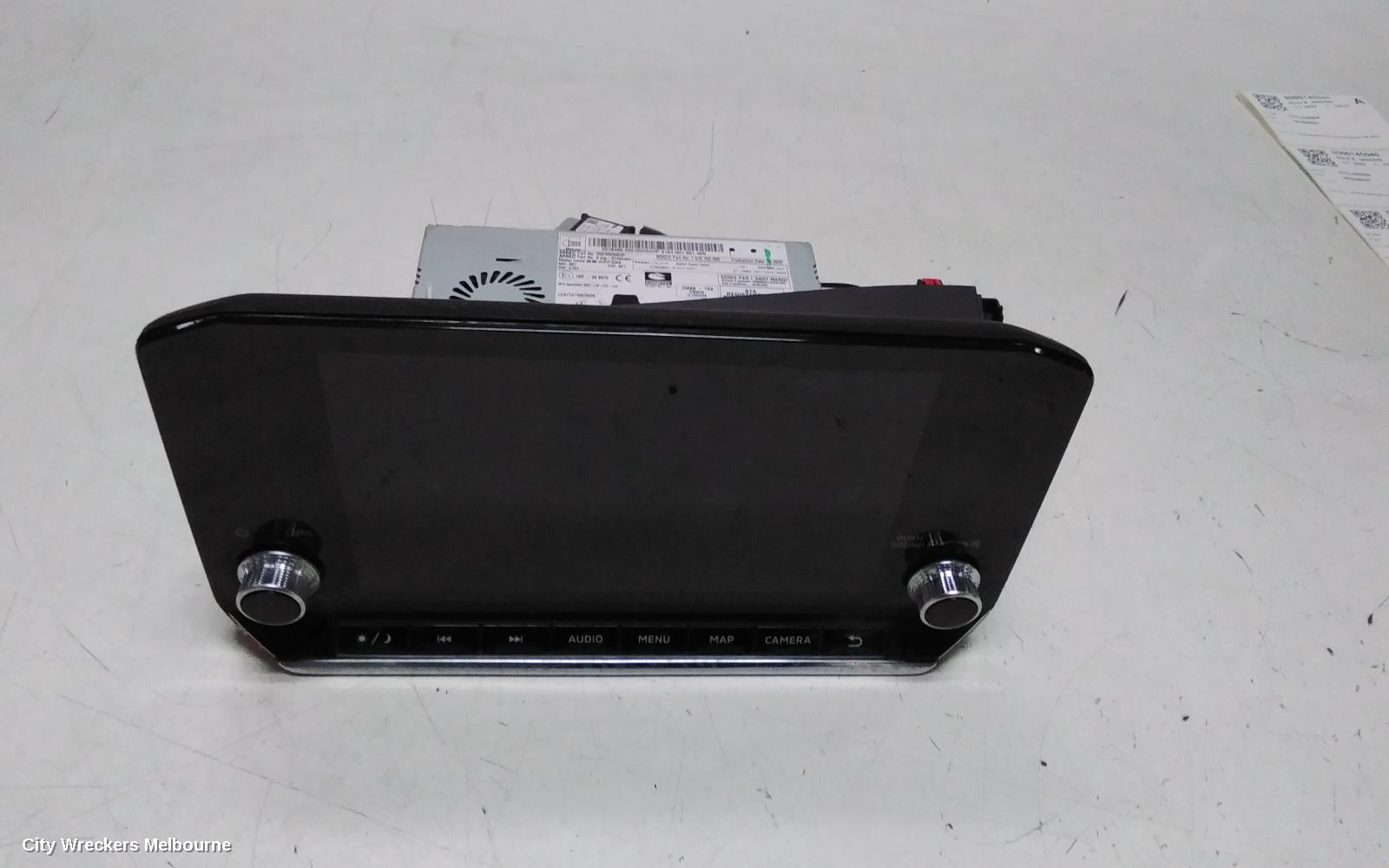 MITSUBISHI OUTLANDER RADIO/CD/DVD/SAT/TV, HEAD UNIT, W/ SAT NAV, ZM, 08/2021 ONWARDS