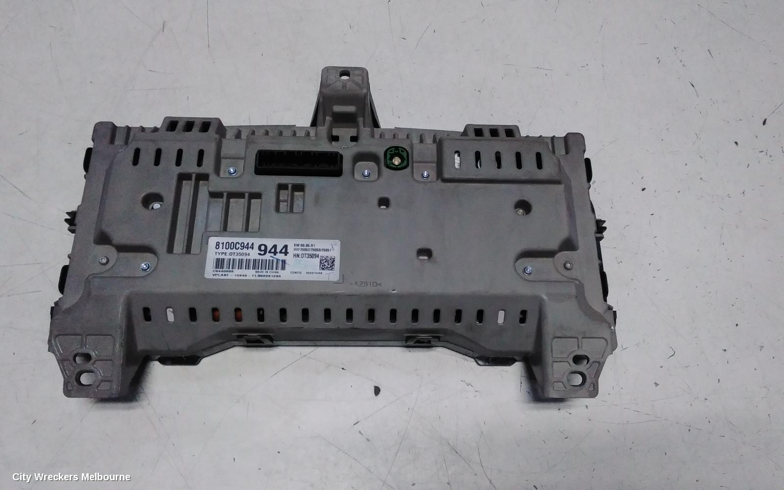 MITSUBISHI OUTLANDER INSTRUMENT CLUSTER, PETROL, AUTO T/M, DIGITAL TYPE, 12.3IN, ZM, 08/2021 ONWARDS