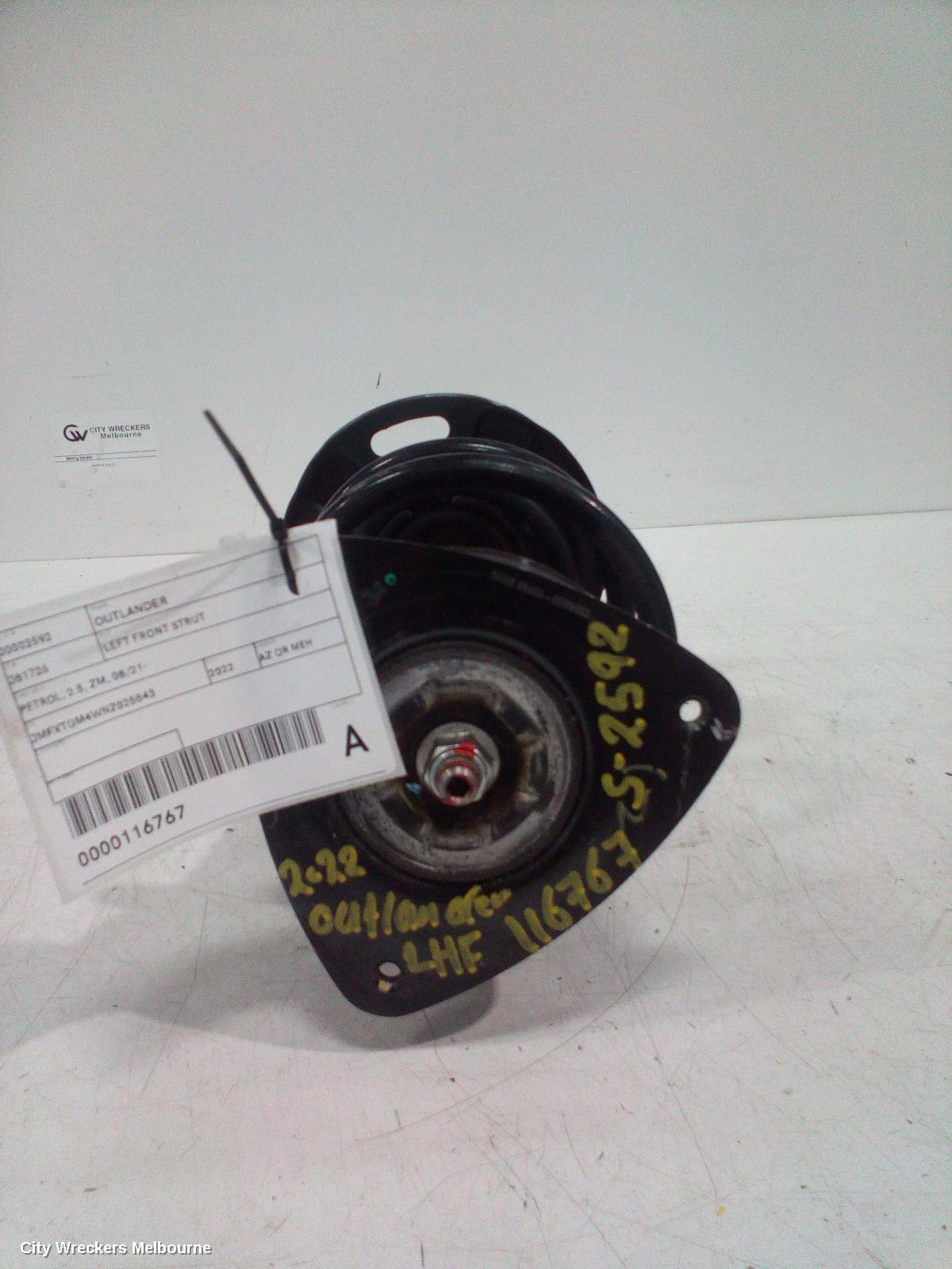 MITSUBISHI OUTLANDER LEFT FRONT STRUT, PETROL, 2.5, ZM, 08/2021 ONWARDS
