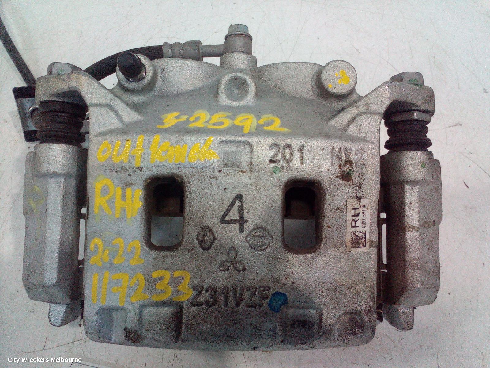 MITSUBISHI OUTLANDER CALIPER, RH FRONT, 4WD, ZM, 08/2021 ONWARDS