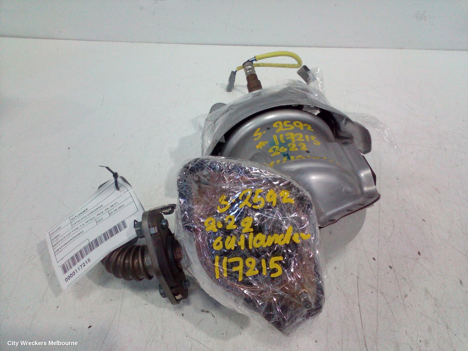 MITSUBISHI OUTLANDER CATALYTIC CONVERTER, MANIFOLD-CAT TYPE, 2.5, PETROL, PR25, ZM, 08/2021 ONWARDS
