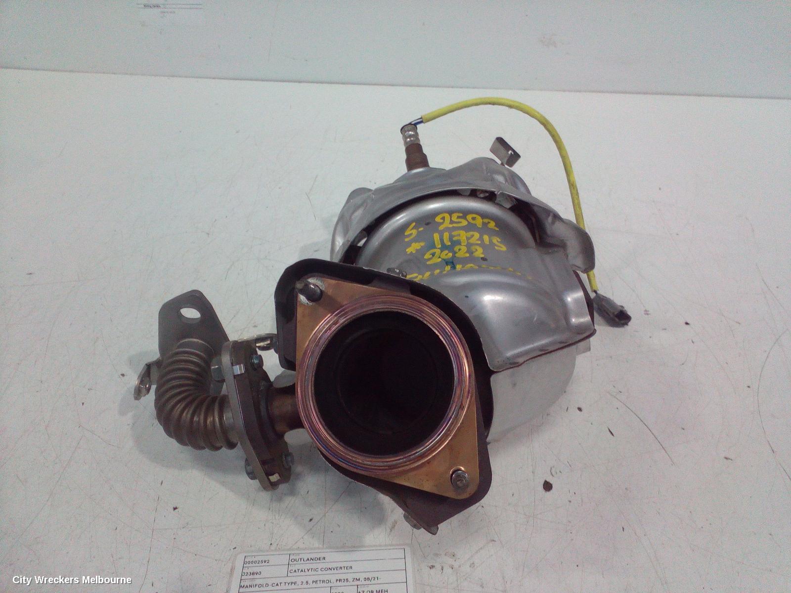 MITSUBISHI OUTLANDER CATALYTIC CONVERTER, MANIFOLD-CAT TYPE, 2.5, PETROL, PR25, ZM, 08/2021 ONWARDS