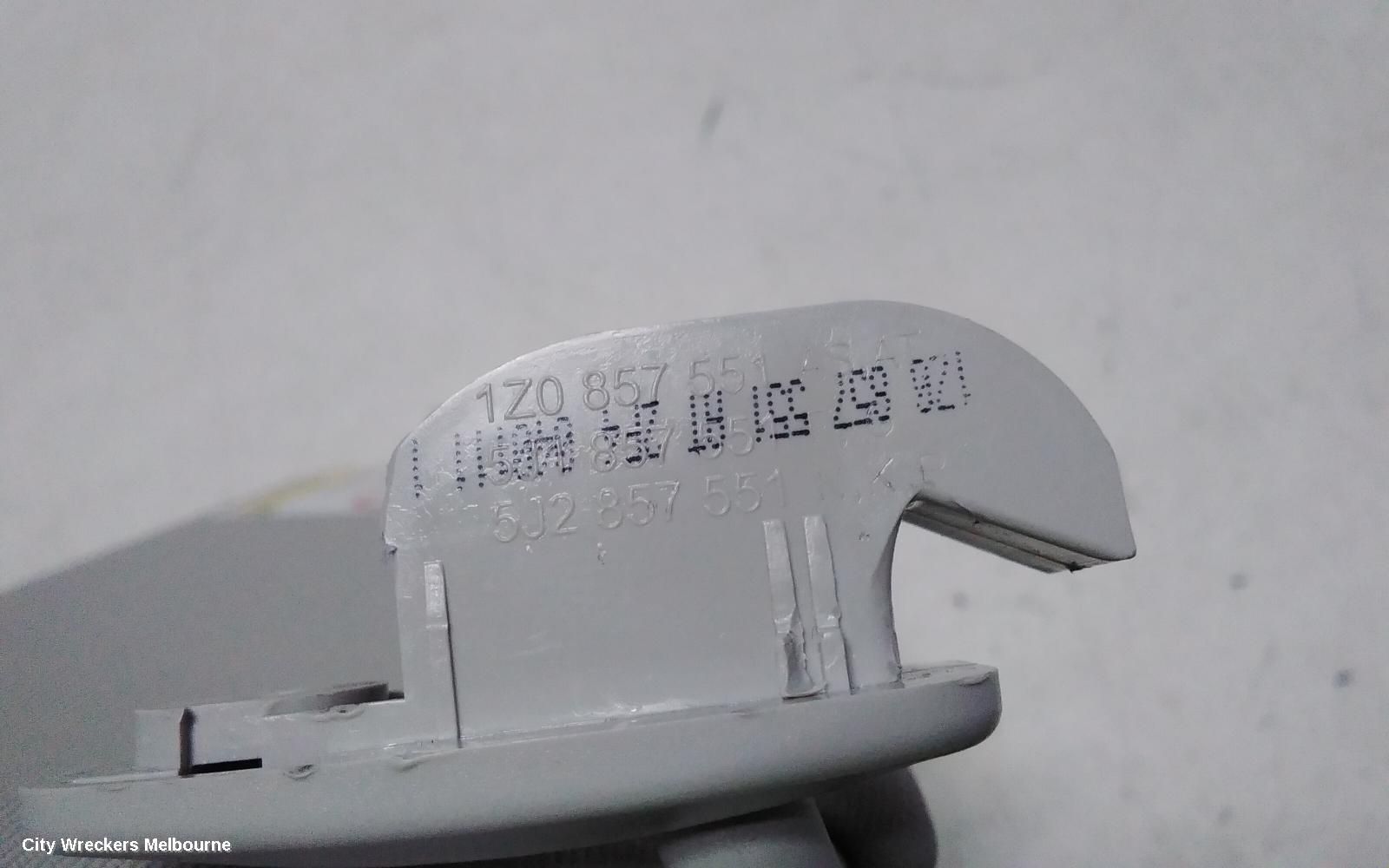SKODA OCTAVIA SUNVISOR, 1Z, LH SIDE, 01/2004 - 10/2013
