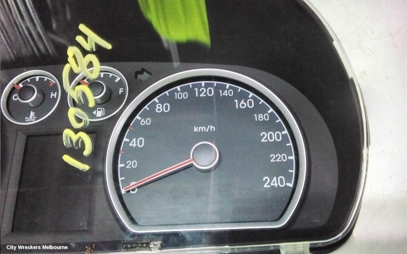 HYUNDAI I30 INSTRUMENT CLUSTER, PETROL, AUTO T/M, FD, 09/2007 - 04/2012