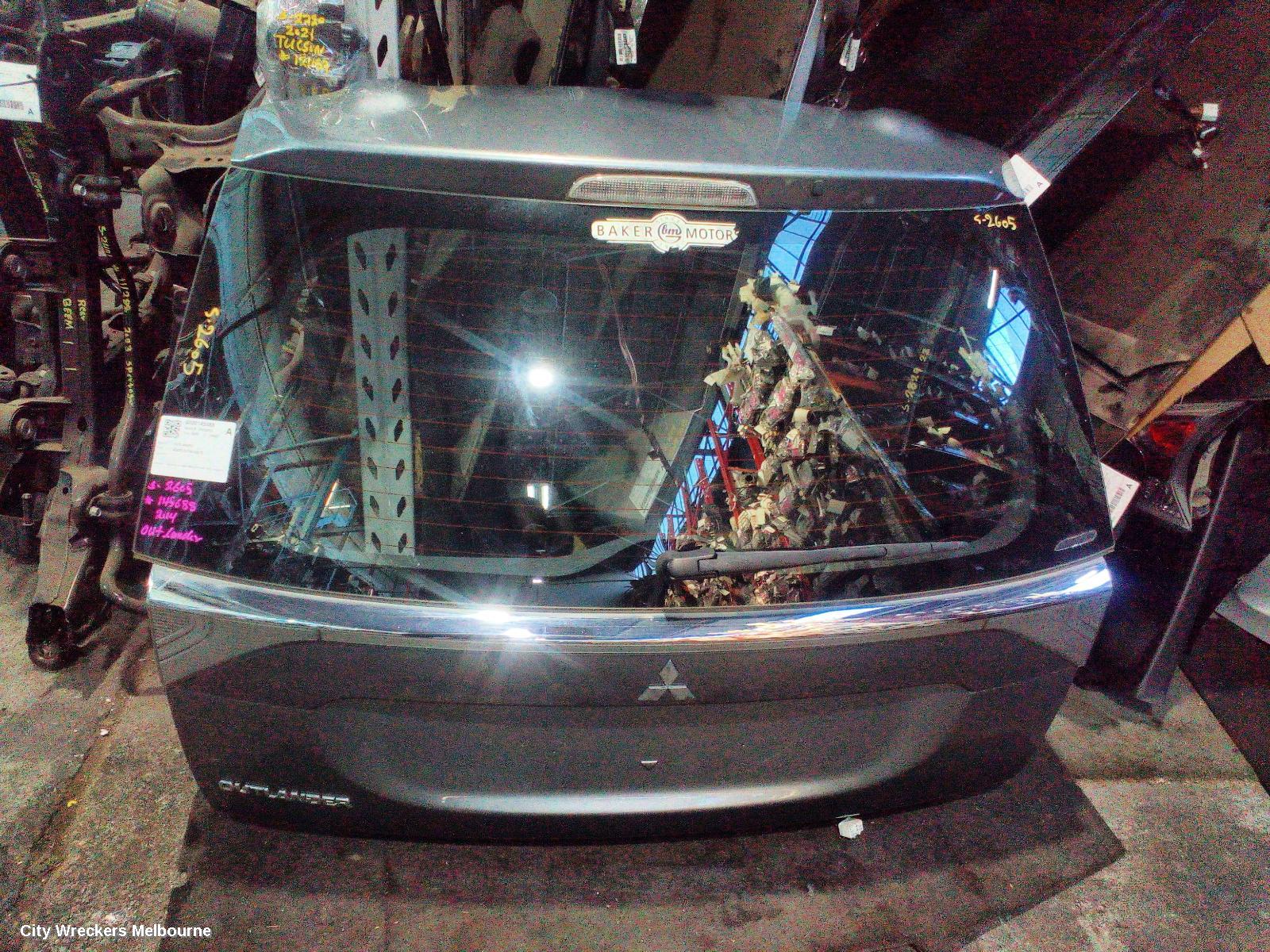 MITSUBISHI OUTLANDER BOOTLID/TAILGATE, TAILGATE, ZJ, NON POWER LIFTGATE TYPE, 10/2012 - 03/2015