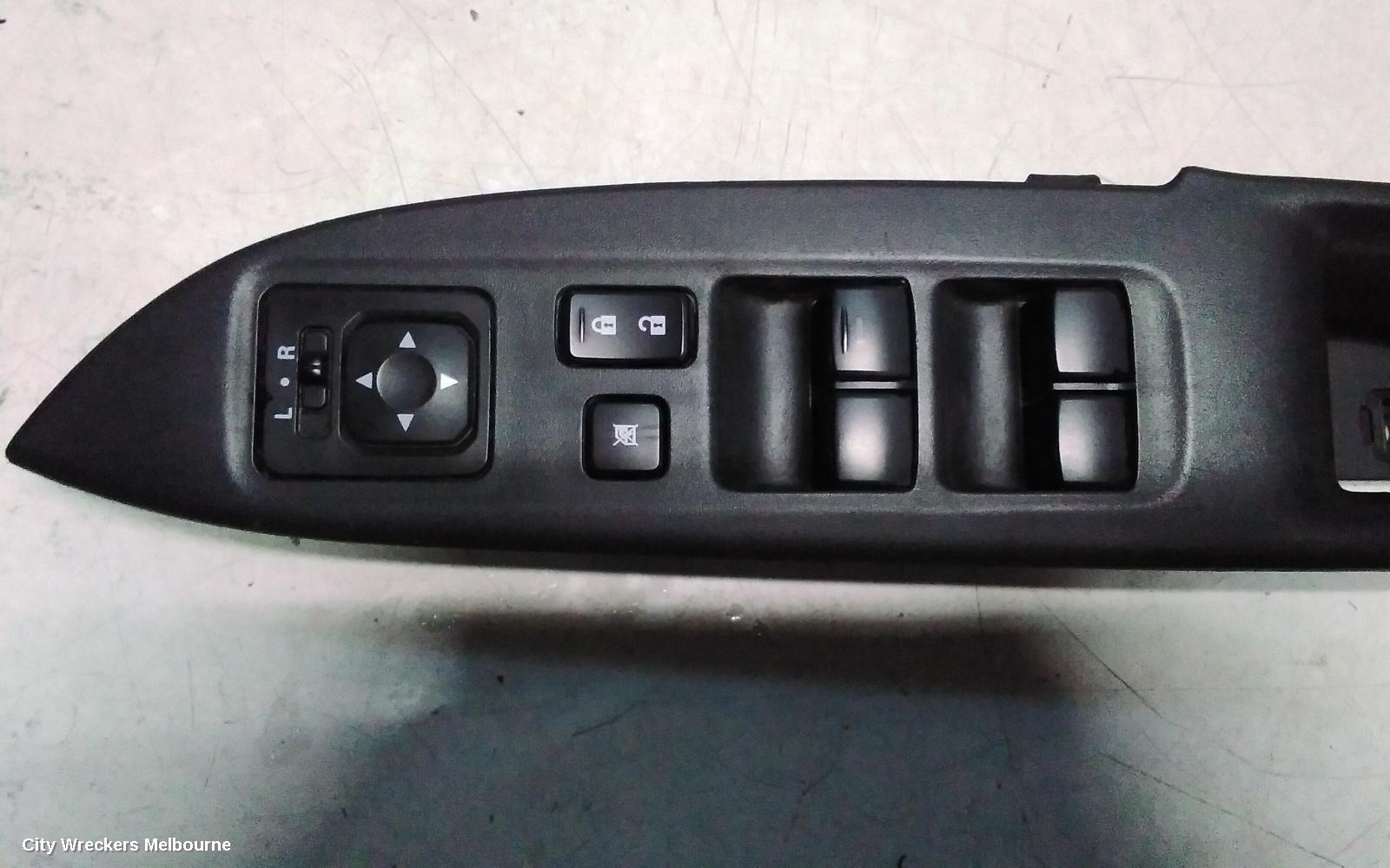 MITSUBISHI OUTLANDER PWR DR WIND SWITCH, RH FRONT (MASTER SWITCH), ZJ, 10/2012 - 03/2015