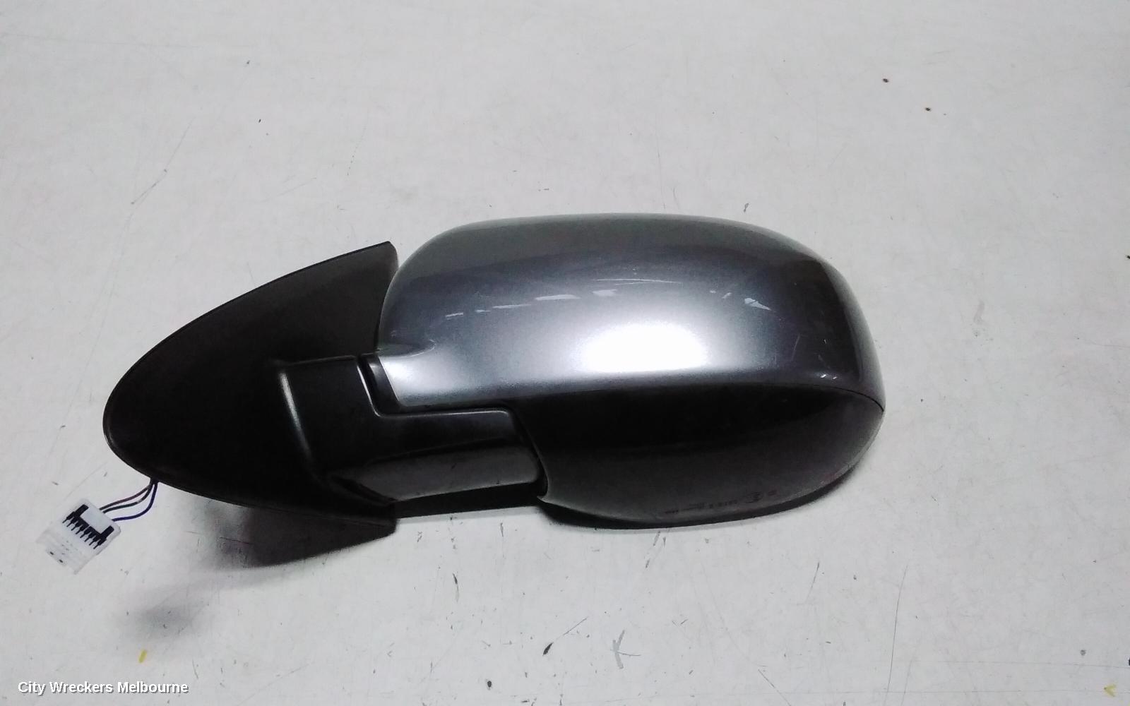 MITSUBISHI OUTLANDER LEFT DOOR MIRROR, ZJ, NON FLASHER TYPE (3 WIRE), 10/2012 - 03/2015