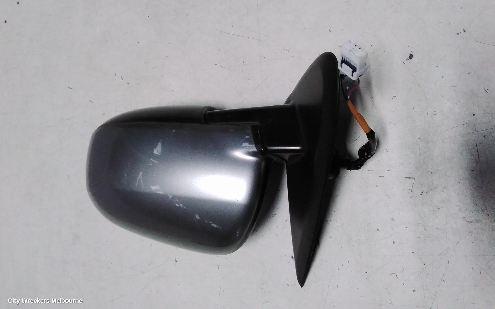 MITSUBISHI OUTLANDER LEFT DOOR MIRROR, ZJ, NON FLASHER TYPE (3 WIRE), 10/2012 - 03/2015