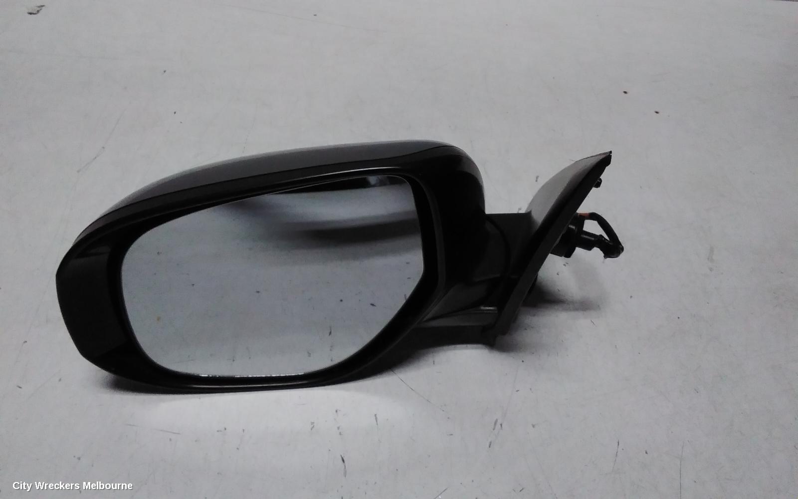 MITSUBISHI OUTLANDER LEFT DOOR MIRROR, ZJ, NON FLASHER TYPE (3 WIRE), 10/2012 - 03/2015