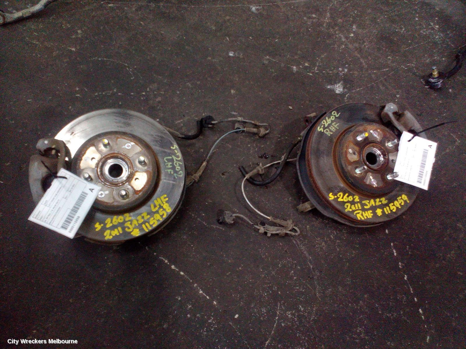 HONDA JAZZ LEFT FRONT HUB ASSEMBLY, GE, PETROL, 1.5, 08/2008 - 06/2014