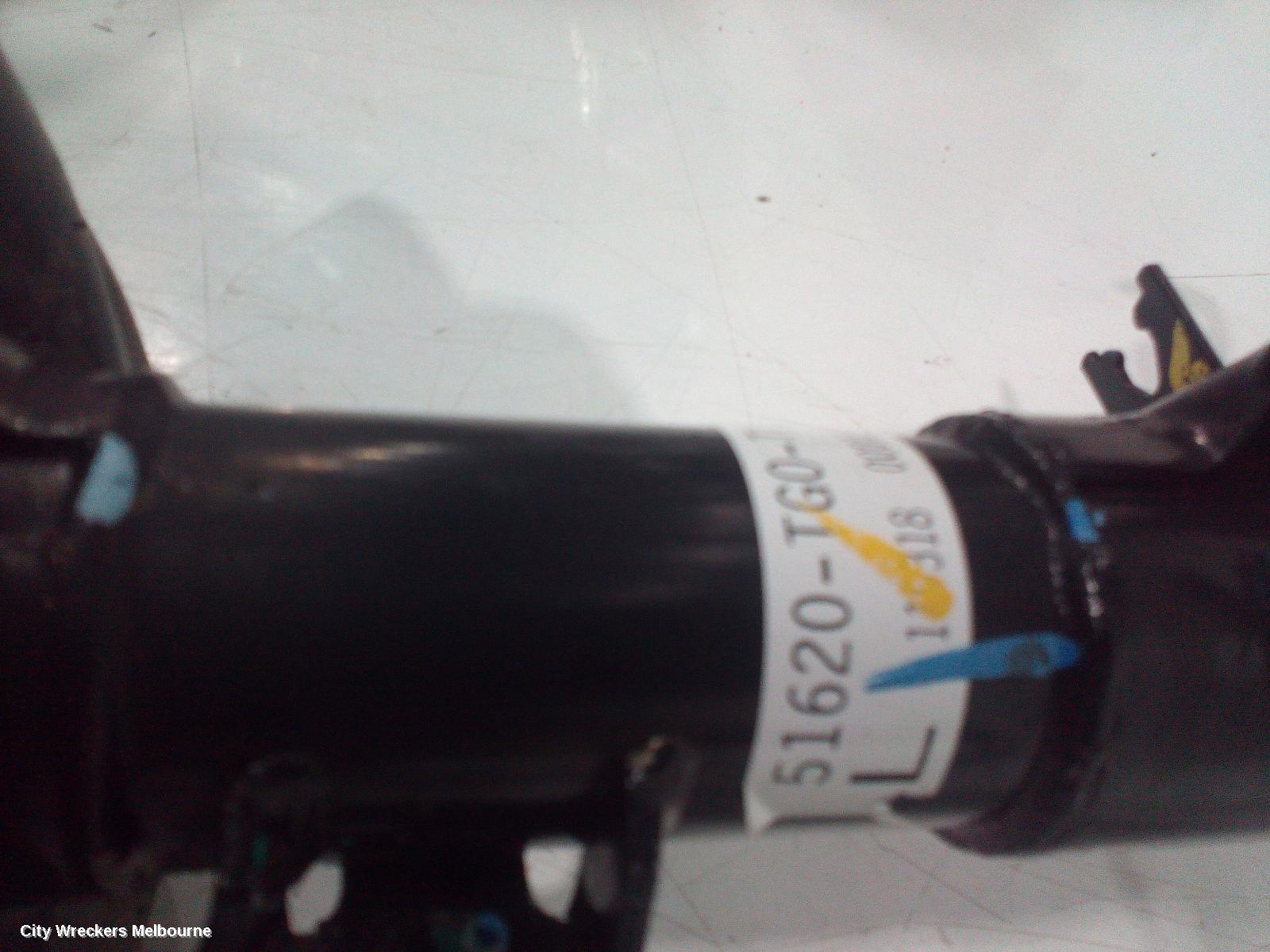 HONDA JAZZ LEFT FRONT STRUT, GE, MANUAL T/M TYPE, 08/2008 - 06/2014