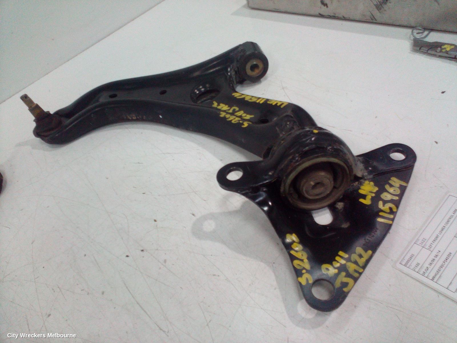 HONDA JAZZ LEFT FRONT LOWER CONTROL ARM, GE/GP, 08/2008 - 06/2014