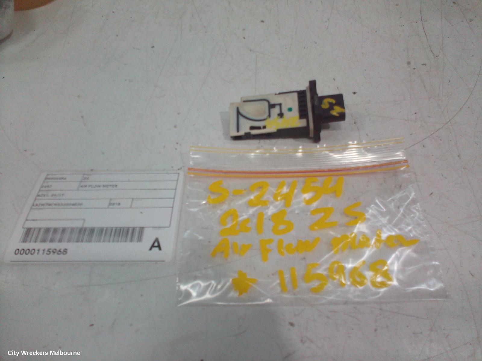 MG ZS AIR FLOW METER, AZS1, PETROL, 1.0, TURBO, 09/2017 ONWARDS