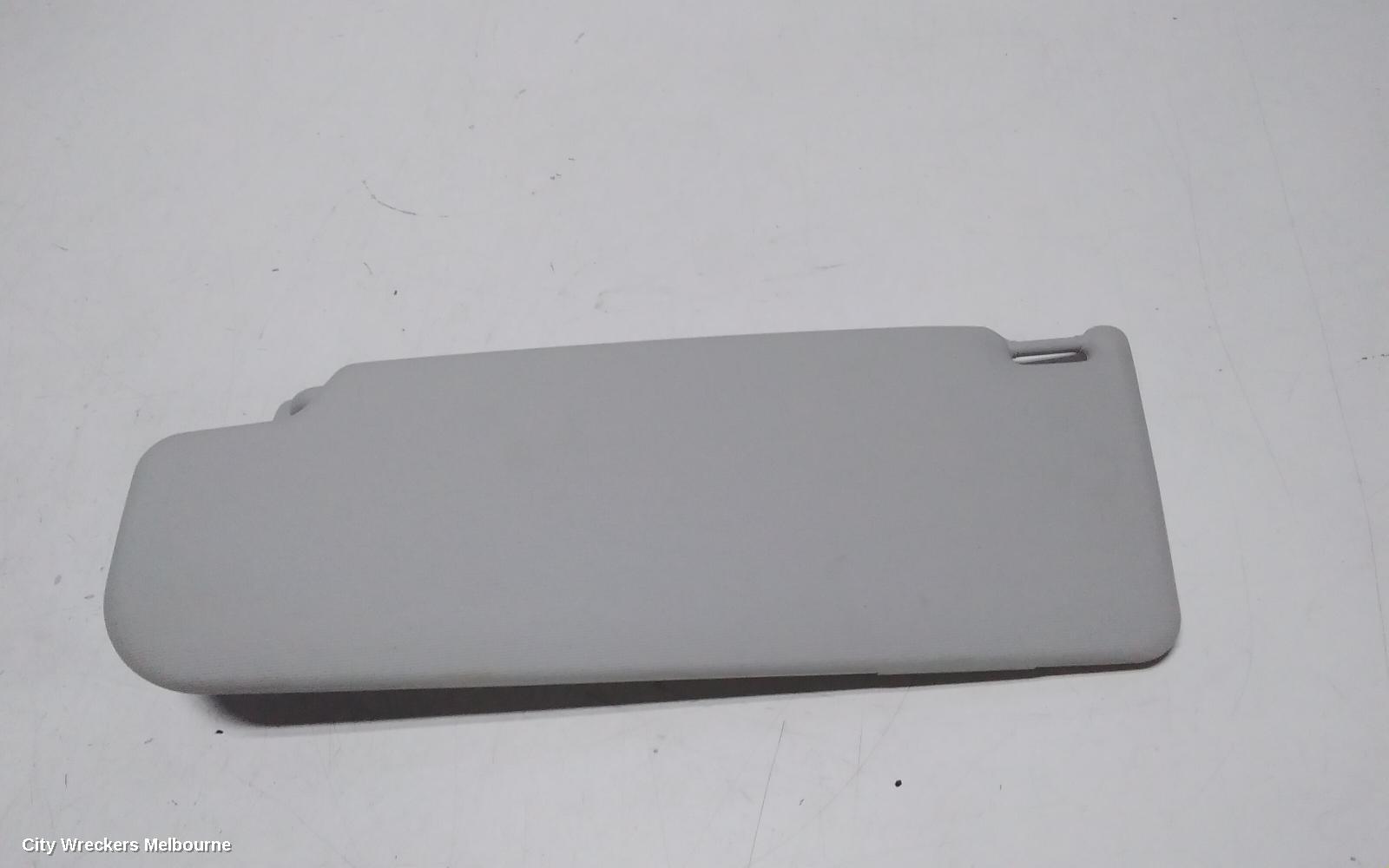 VOLKSWAGEN GOLF SUNVISOR, GEN 6, RH SIDE, HATCH/WAGON, GREY, 10/2008 - 03/2013