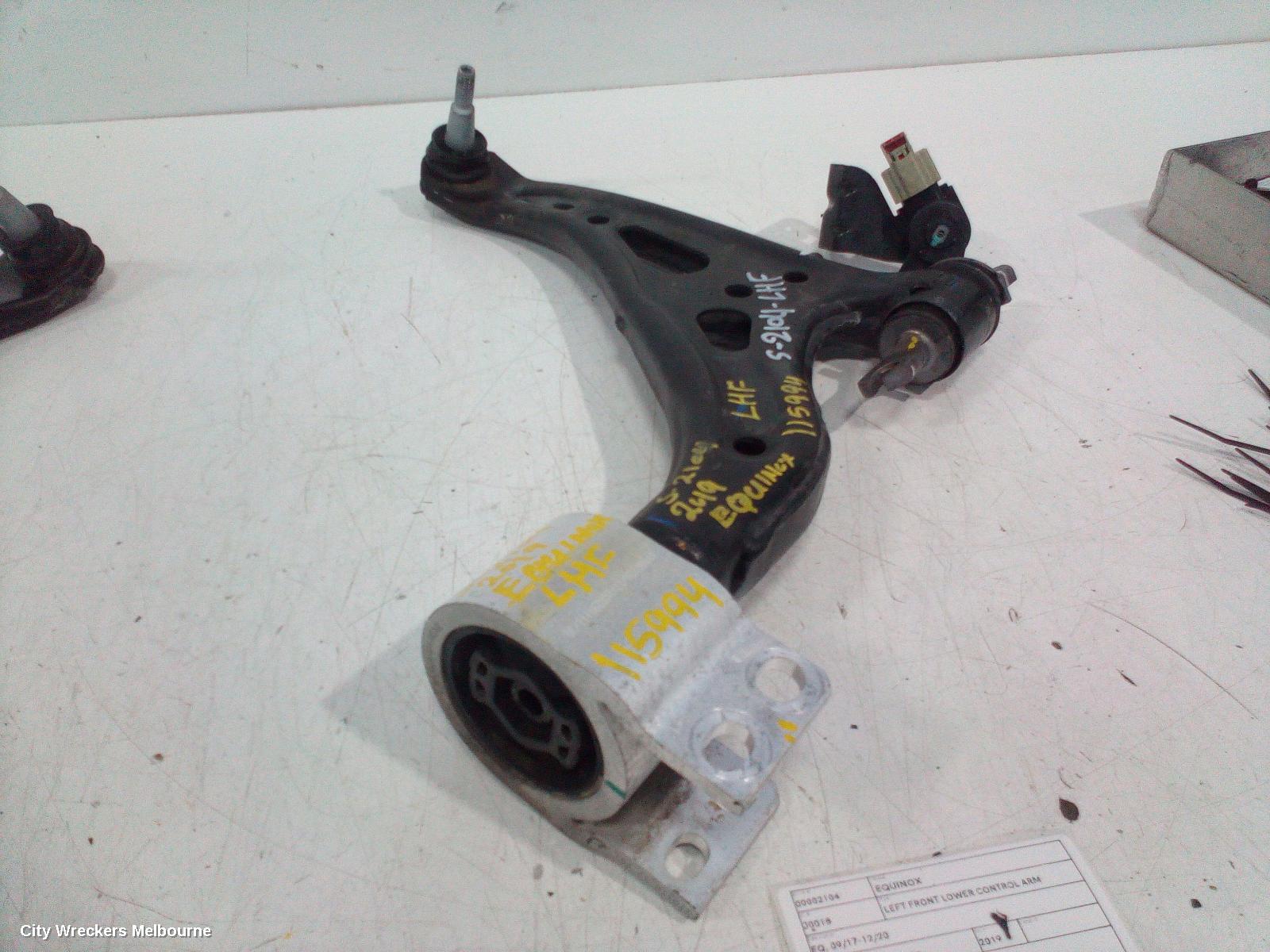 HOLDEN EQUINOX LEFT FRONT LOWER CONTROL ARM, EQ, 09/2017 - 12/2020