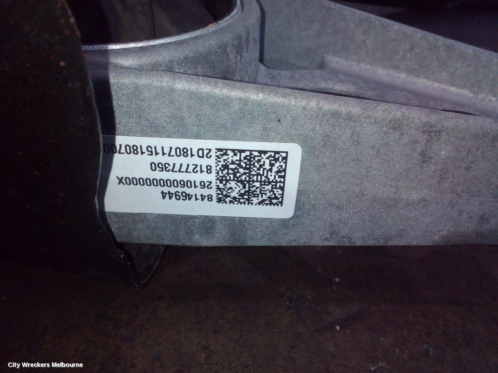HOLDEN EQUINOX FRT XMEMBER/CRADLE, CROSSMEMBER, EQ, 09/2017 - 12/2020