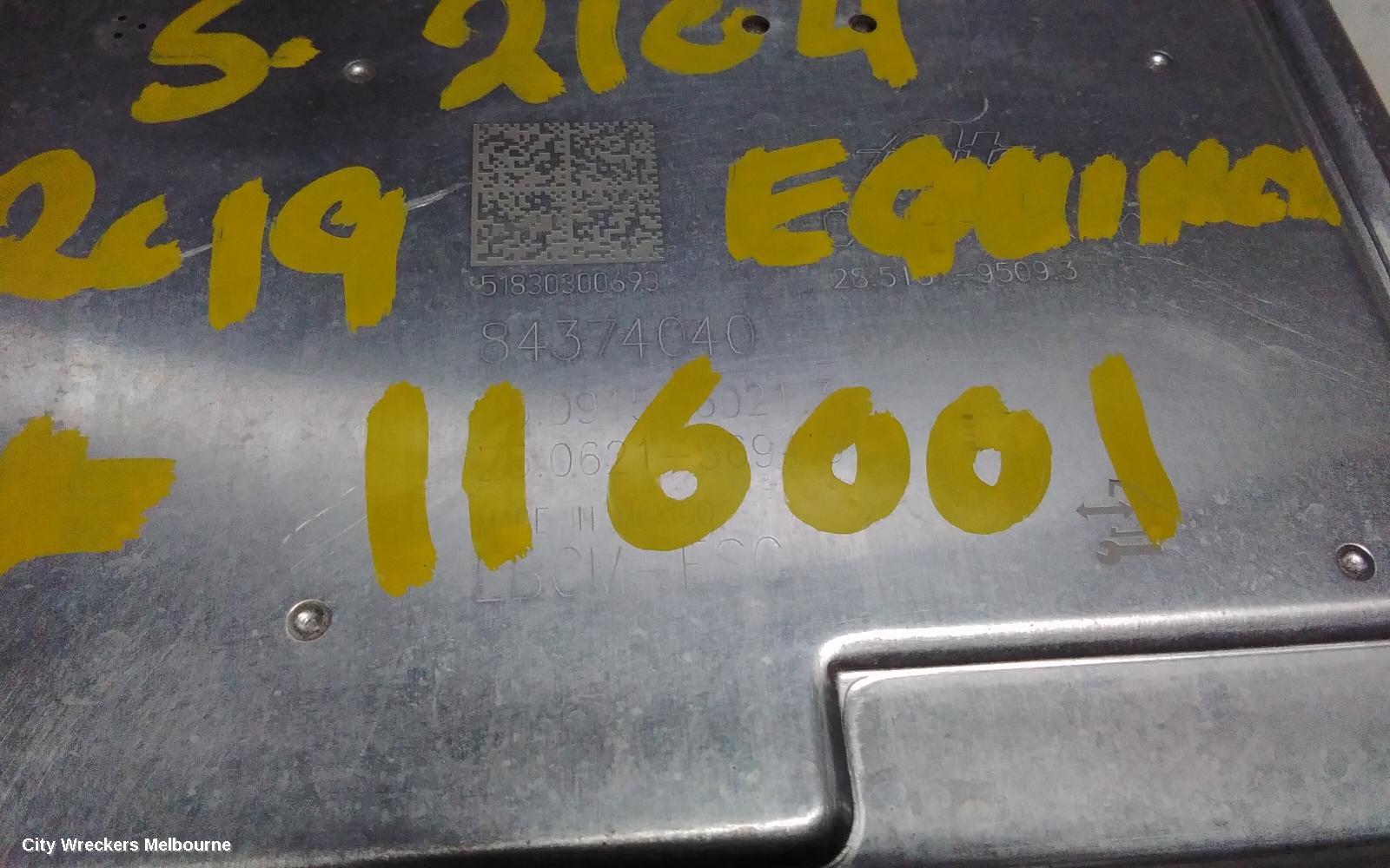 HOLDEN EQUINOX ABS PUMP/MODULATOR, EQ, P/N 84414760, 09/2017 - 12/2020