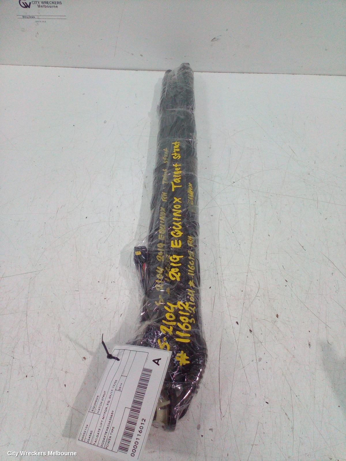 HOLDEN EQUINOX HATCH STRUT, TAILGATE LIFT MOTOR, EQ, 09/2017 - 12/2020