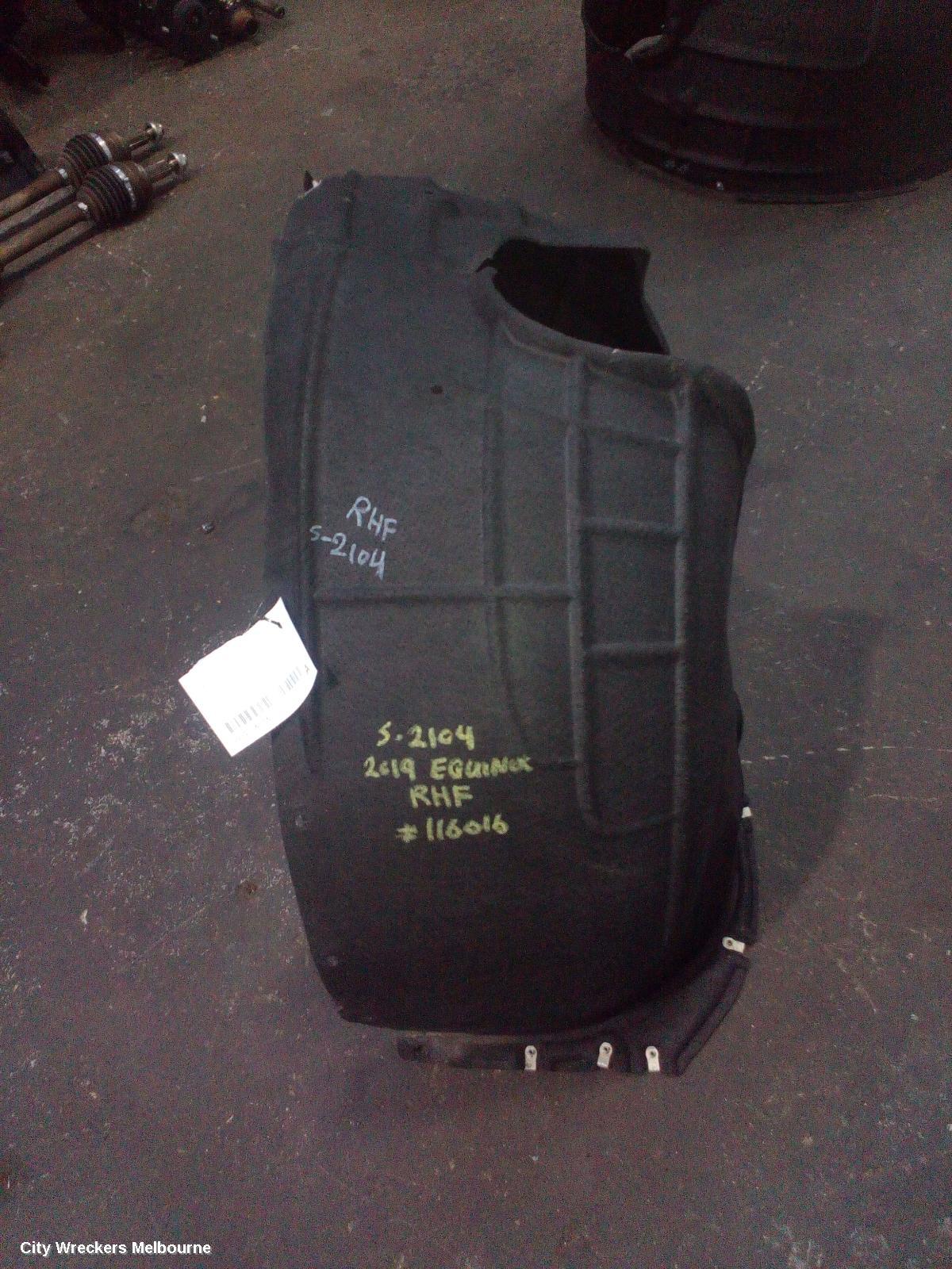 HOLDEN EQUINOX RIGHT GUARD LINER, FRONT, EQ, 09/2017 - 12/2020
