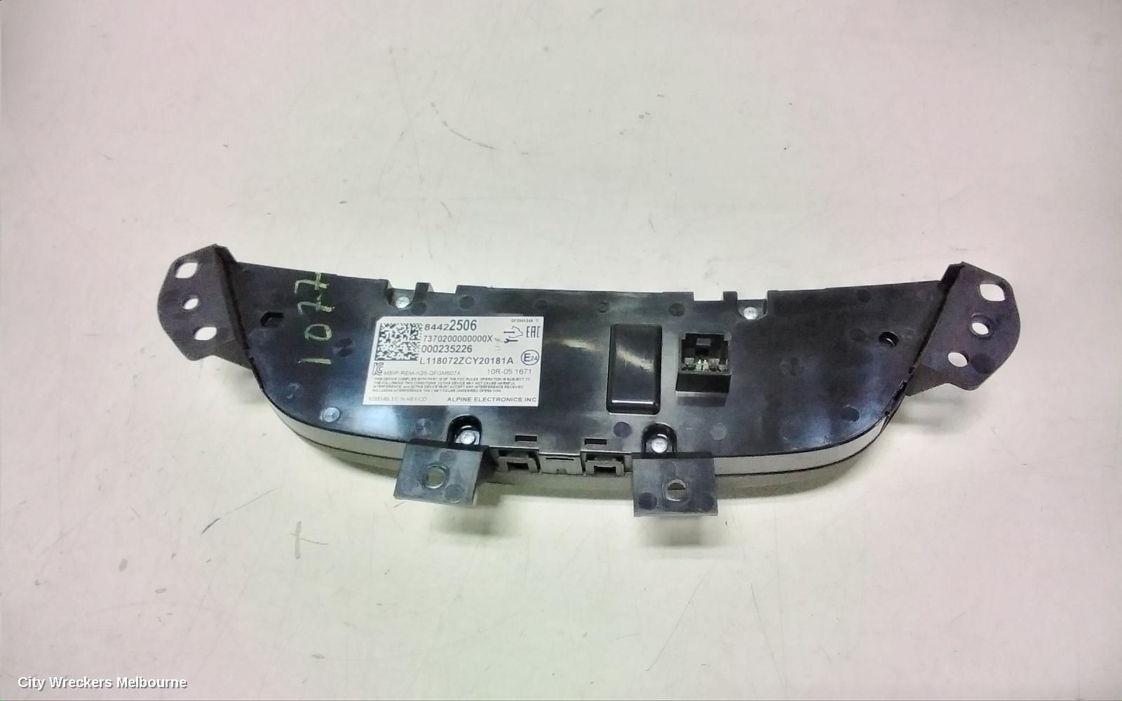 HOLDEN EQUINOX HEATER/AC CONTROLS, DUAL ZONE CLIMATE CONTROL, W/ HEATED ONLY SEATS TYPE, EQ, 09/2017 - 12/2020