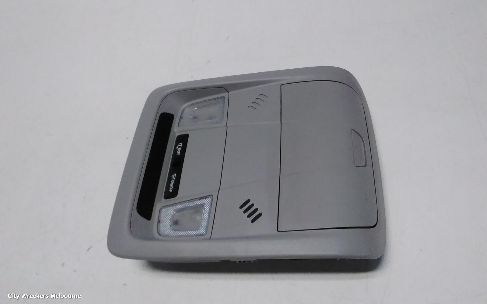HOLDEN EQUINOX COURTESY LIGHT, FRONT, W/ SUNGLASS HOLDER TYPE, EQ, 09/2017 - 12/2020