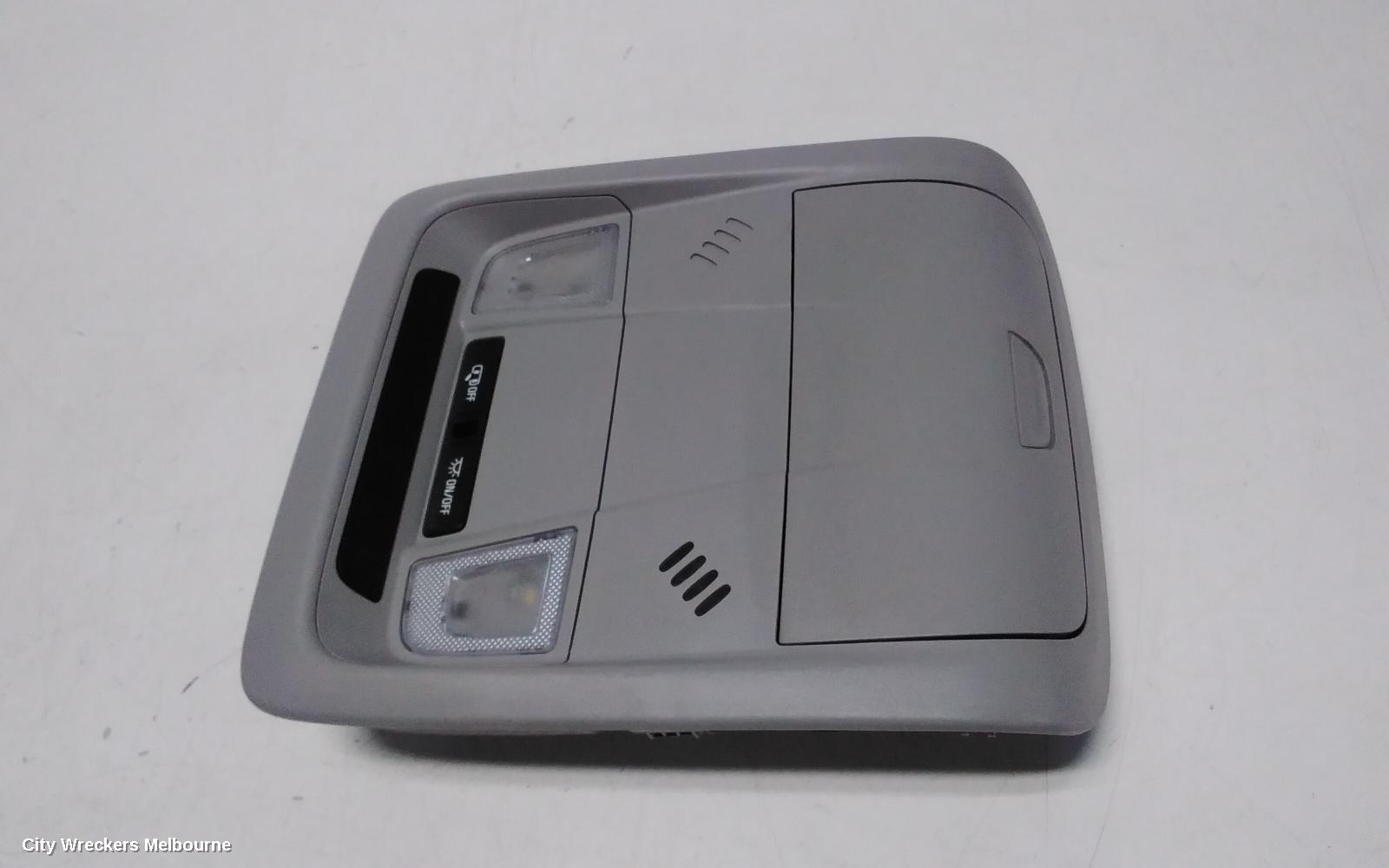 HOLDEN EQUINOX COURTESY LIGHT, FRONT, W/ SUNGLASS HOLDER TYPE, EQ, 09/2017 - 12/2020