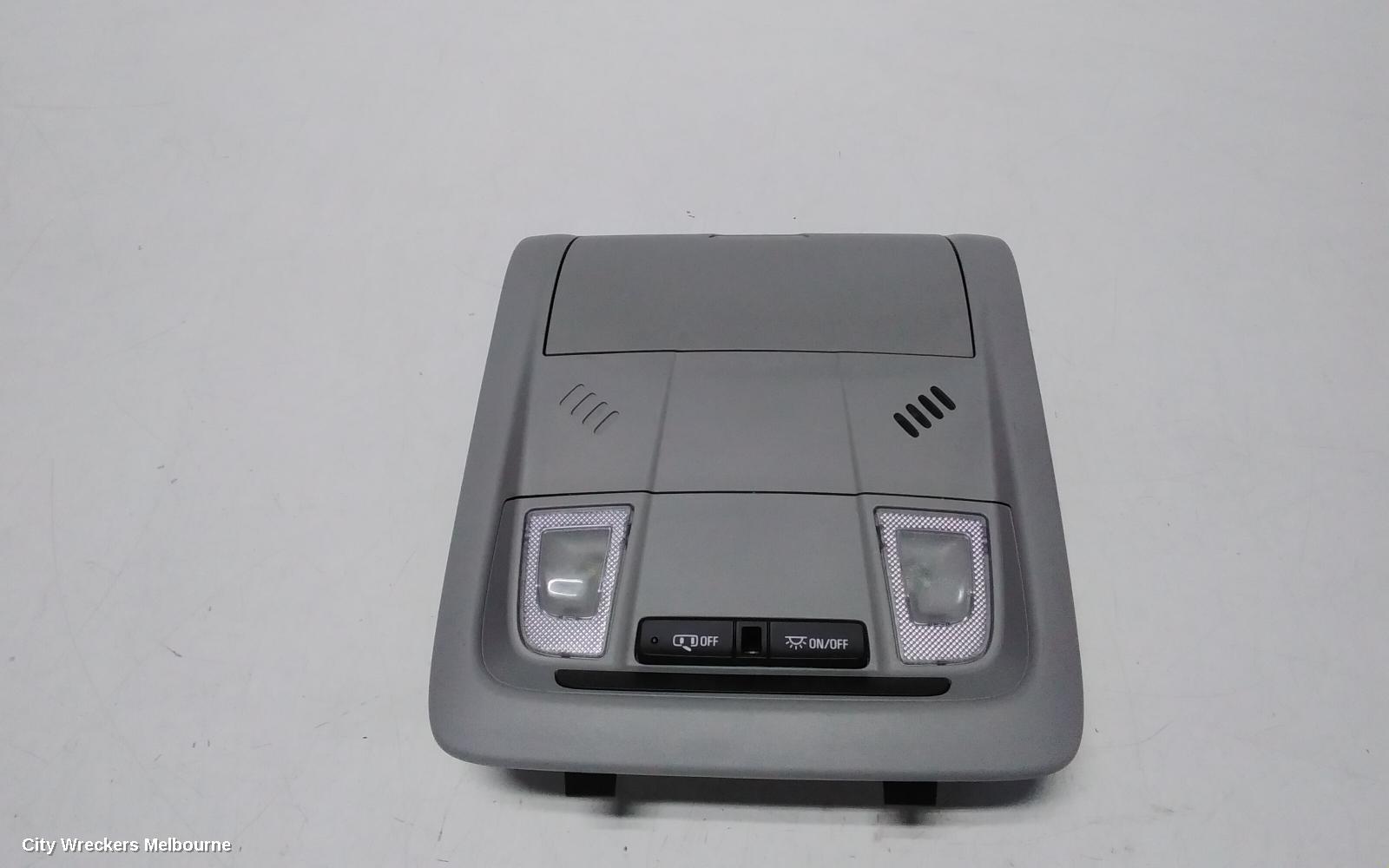HOLDEN EQUINOX COURTESY LIGHT, FRONT, W/ SUNGLASS HOLDER TYPE, EQ, 09/2017 - 12/2020