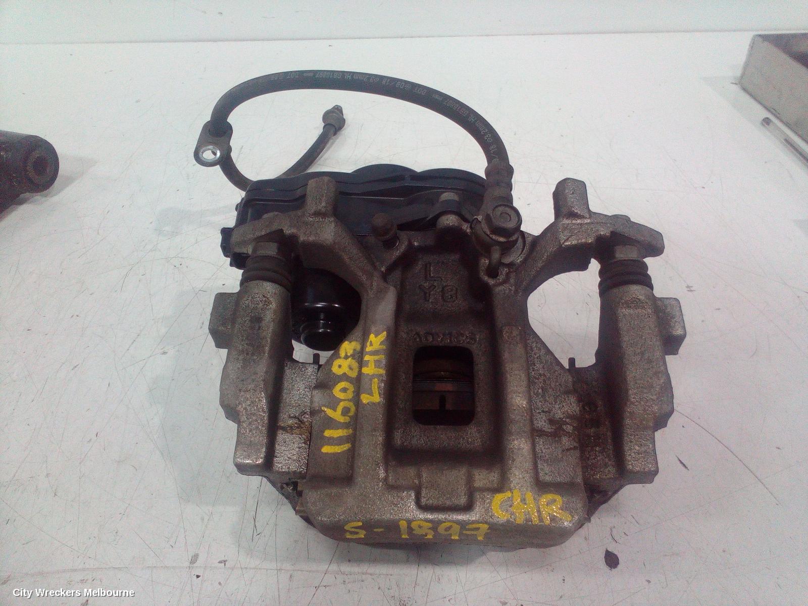 TOYOTA C-HR CALIPER, LH REAR, STANDARD TYPE, GEN 1, 12/2016 ONWARDS